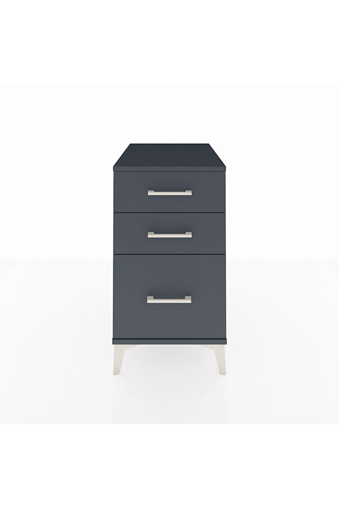 Kronos Komodin 3 Çekmeceli 44x59x80 Antrasit-Antrasit