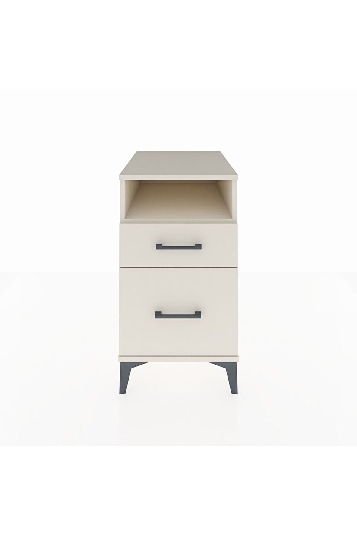 Kronos Komodin Tek Raflı 2 Çekmeceli 44x59x80 Aytaşı-Aytaşı