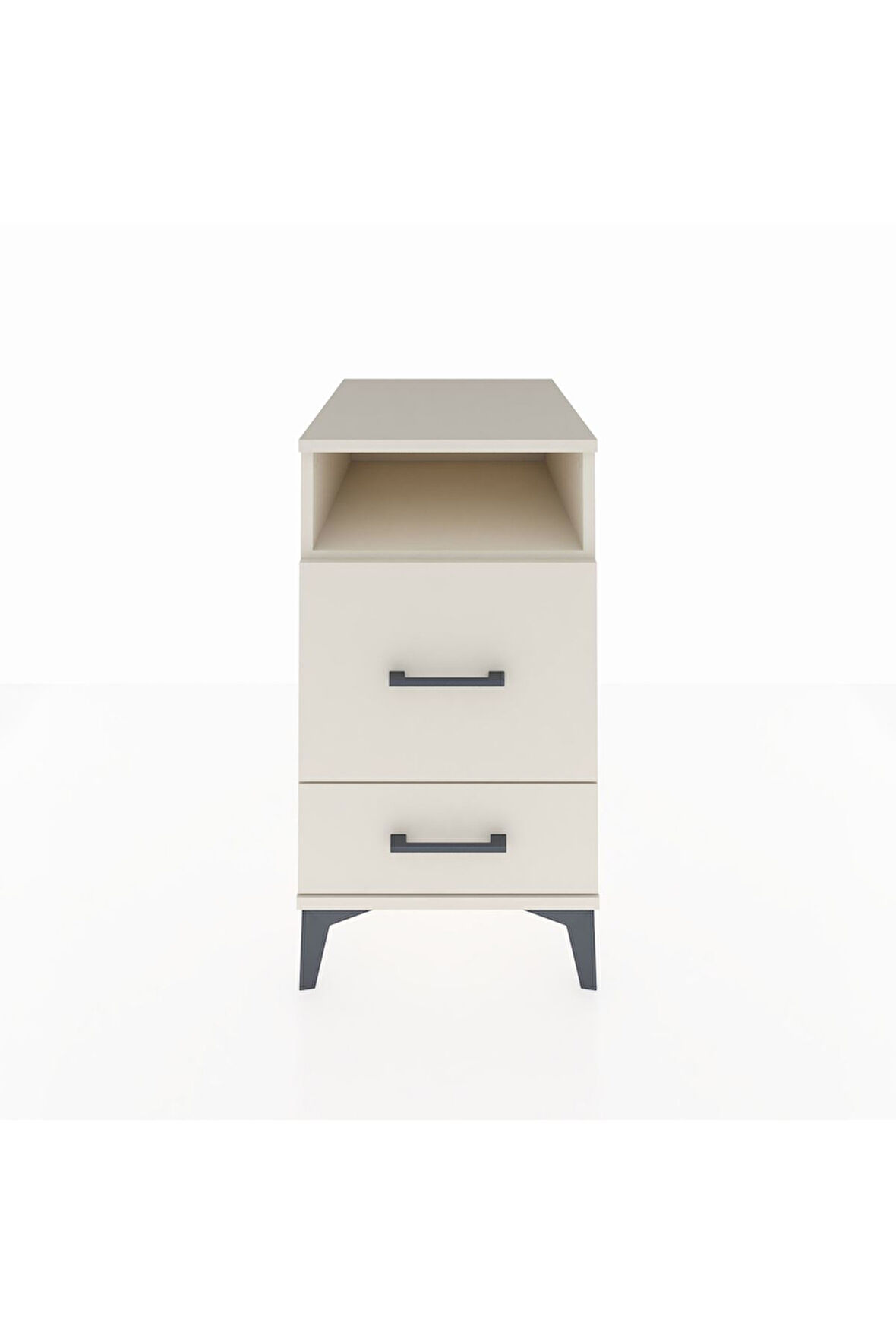 Kronos Komodin Tek Raflı 2 Çekmeceli 44x59x80 Aytaşı-Aytaşı