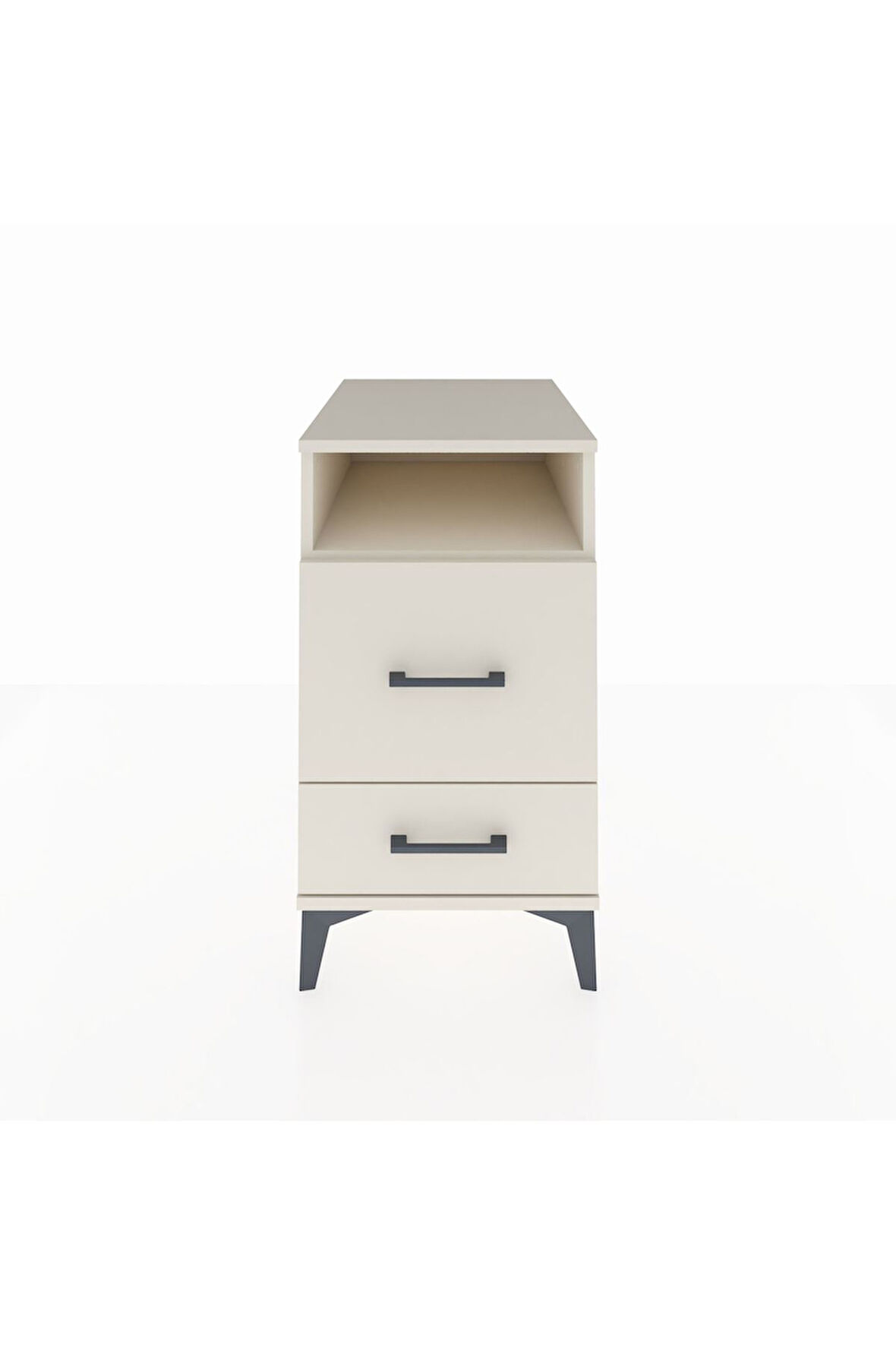 Kronos Komodin Tek Raflı 2 Çekmeceli 44x59x80 Aytaşı-Aytaşı