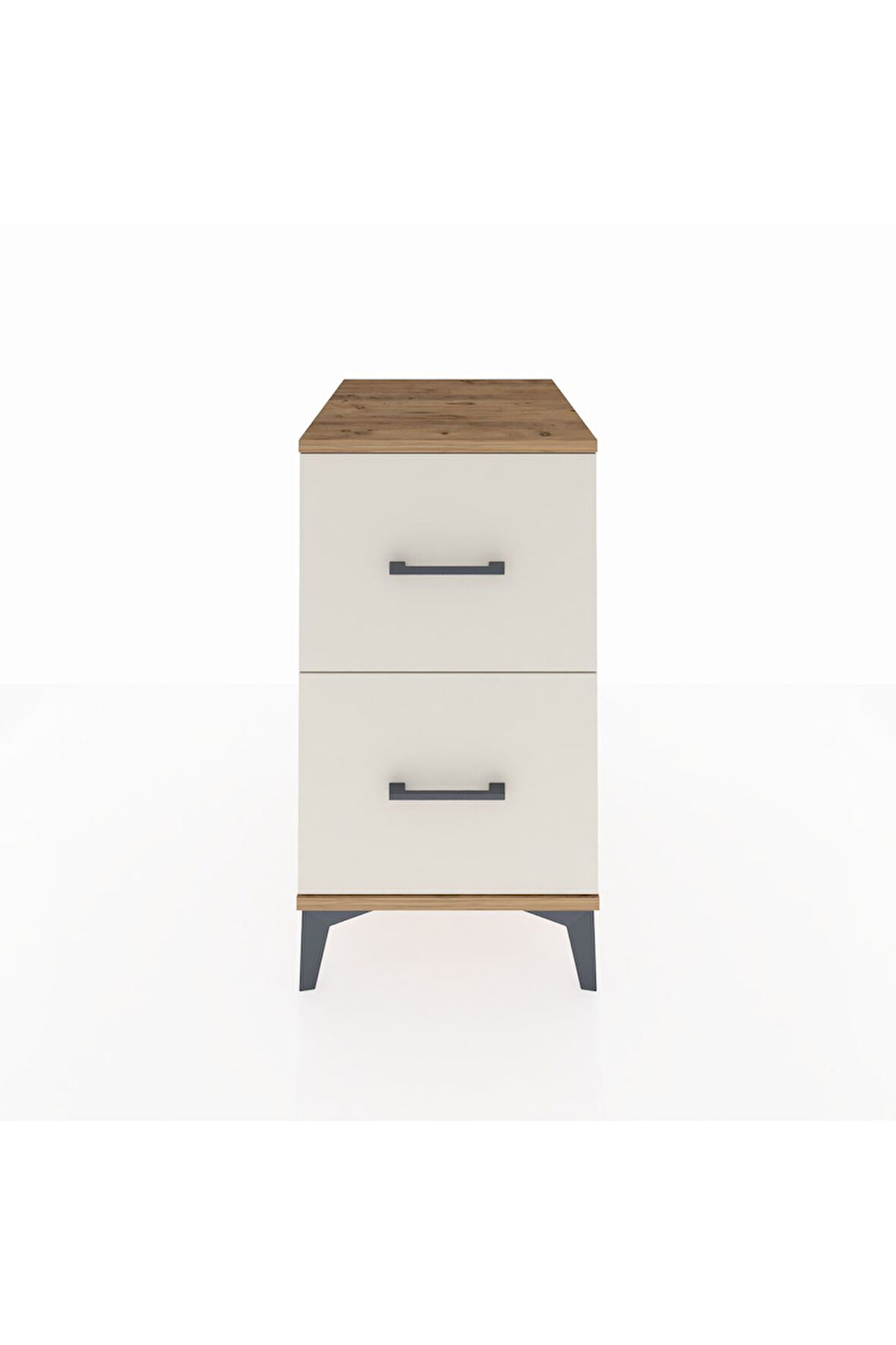 Kronos Komodin 2 Çekmeceli 44x59x80 Çam-Aytaşı