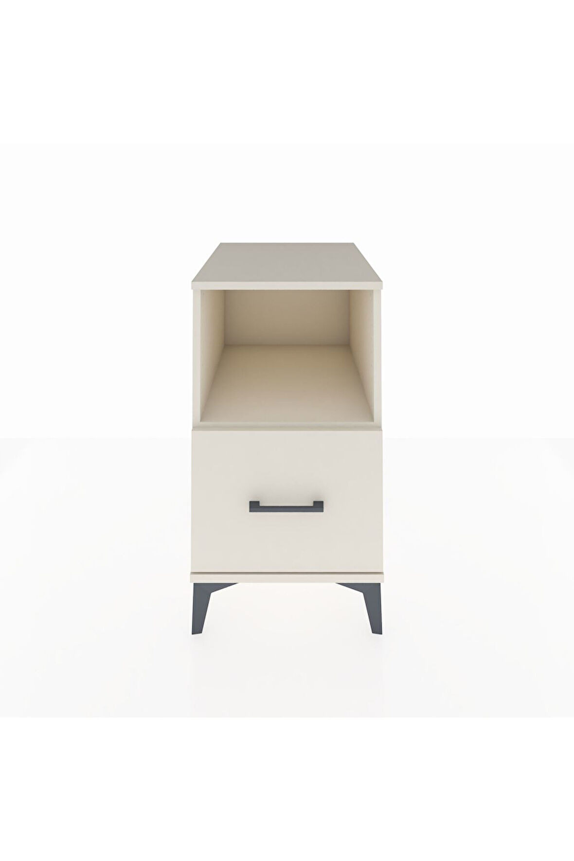 Kronos Komodin Tek Raflı Tek Çekmeceli 44x59x80 Aytaşı-Aytaşı