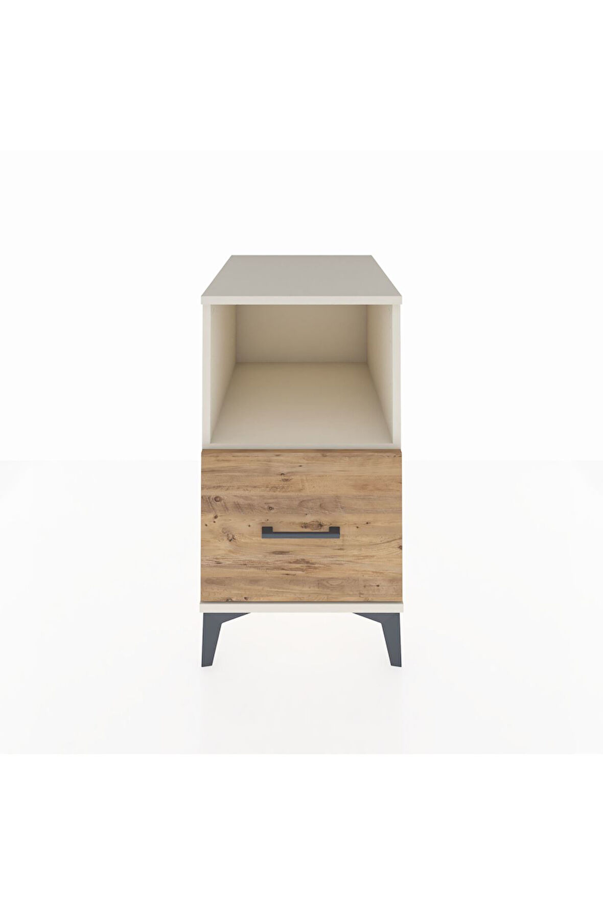 Kronos Komodin Tek Raflı Tek Çekmeceli 44x59x80 Aytaşı-Çam