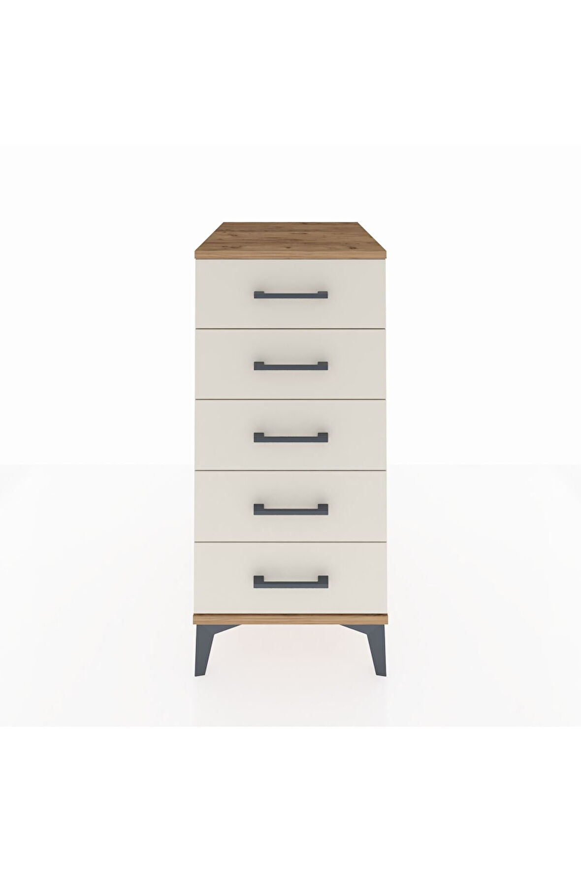 Kronos Komodin 5 Çekmeceli 44x59x96 Çam-Aytaşı