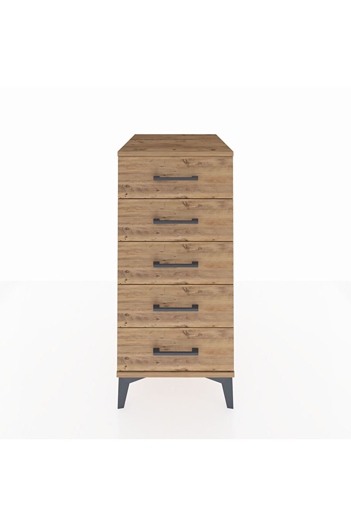Kronos Komodin 5 Çekmeceli 44x59x96 Çam-Çam