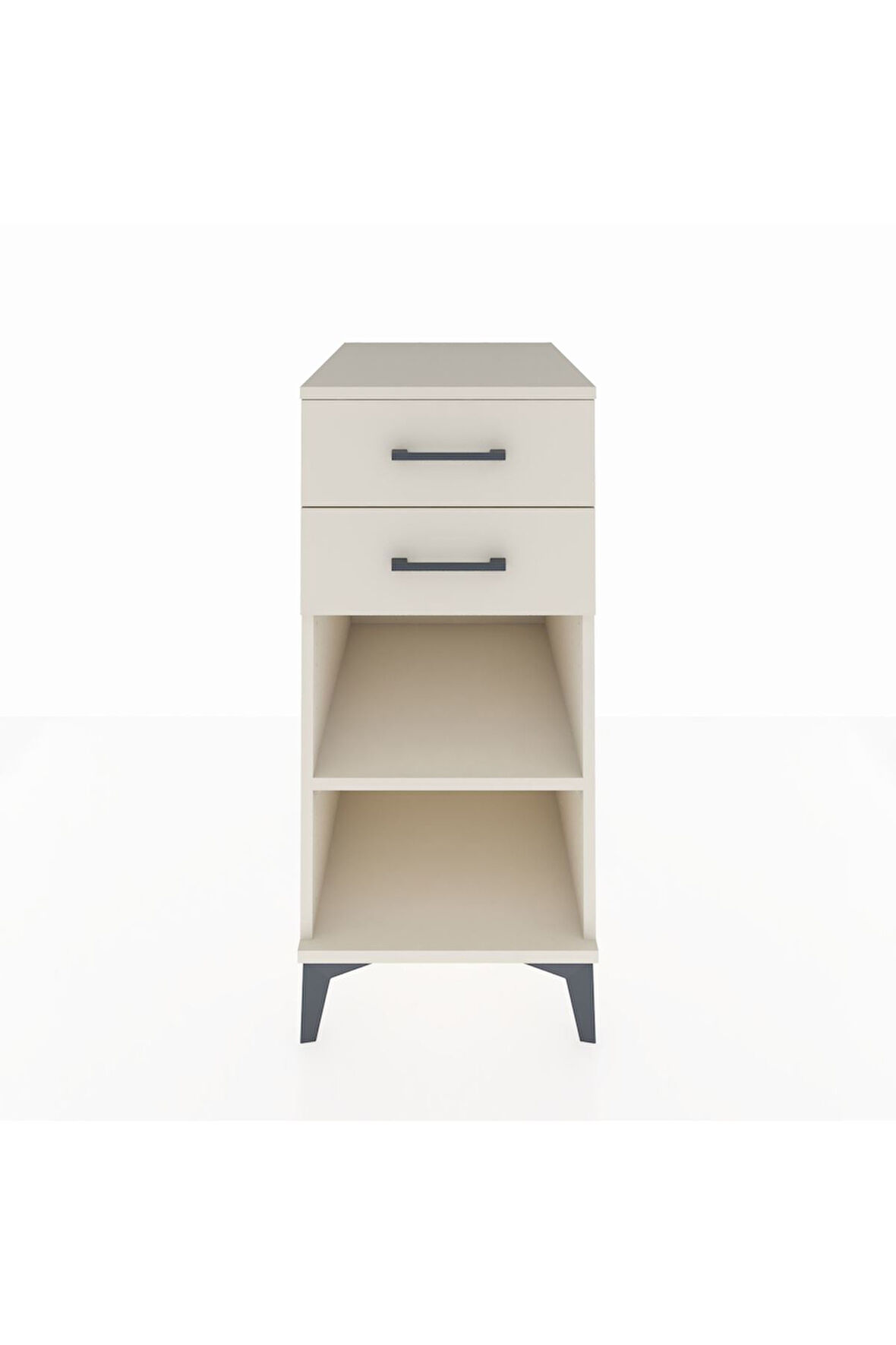 Kronos Komodin Tek Raflı 2 Çekmeceli 44x59x96 Aytaşı-Aytaşı