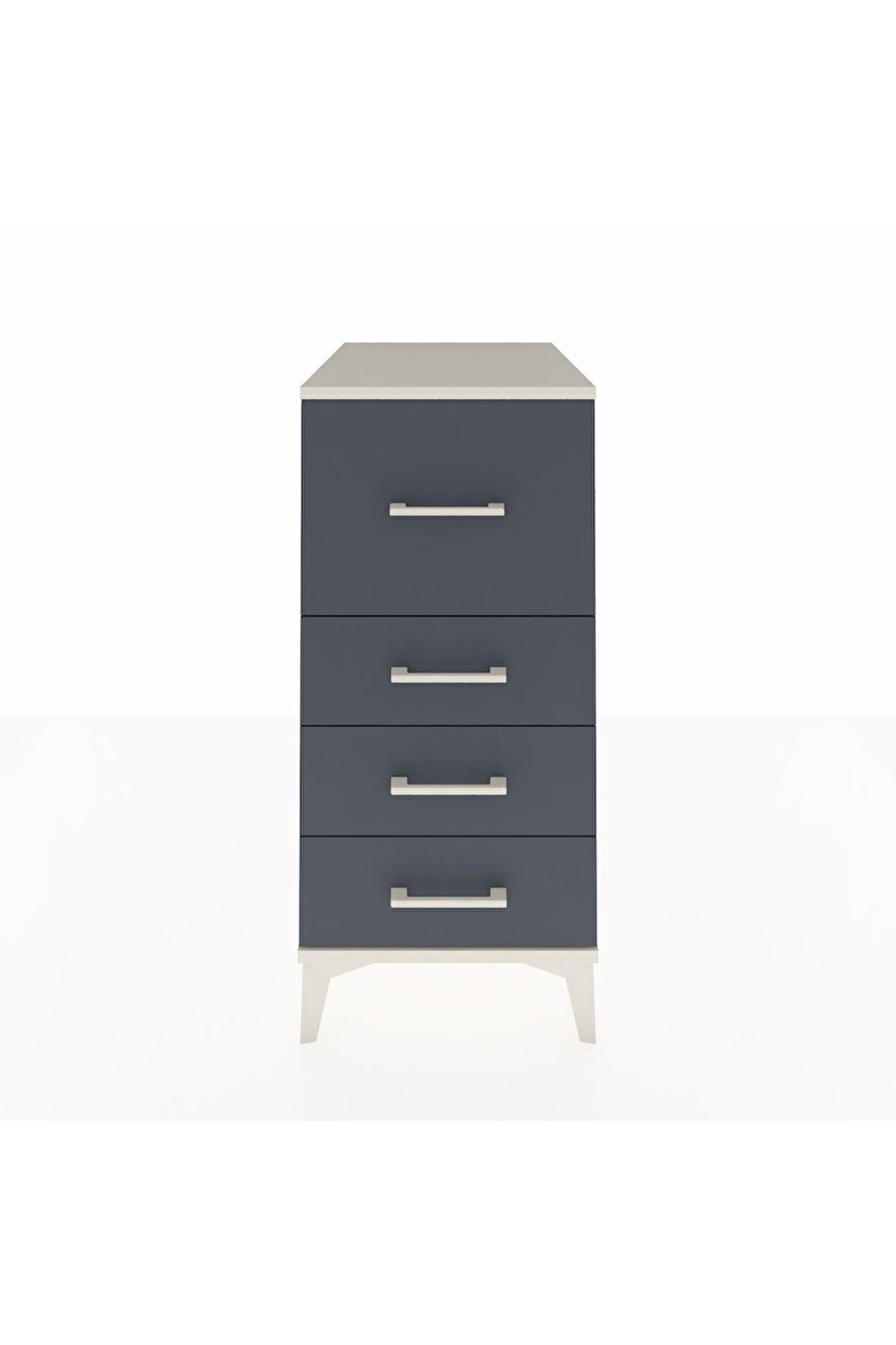 Kronos Komodin 4 Çekmeceli 44x59x96 Aytaşı-Antrasit