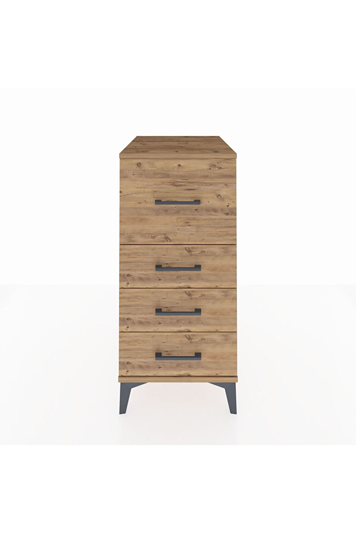 Kronos Komodin 4 Çekmeceli 44x59x96 Çam-Çam