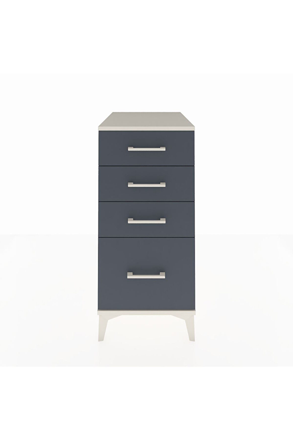 Kronos Komodin 4 Çekmeceli 44x59x96 Aytaşı-Antrasit