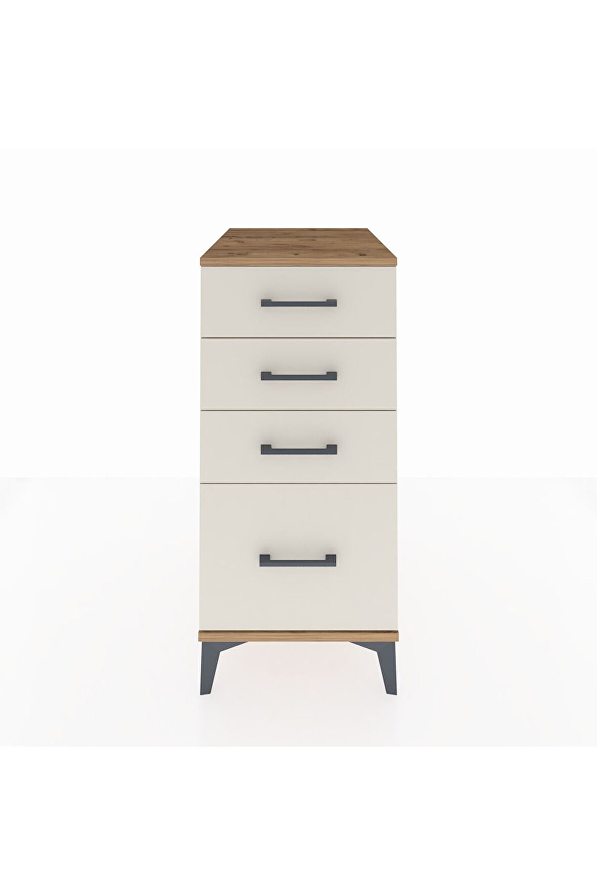Kronos Komodin 4 Çekmeceli 44x59x96 Çam-Aytaşı