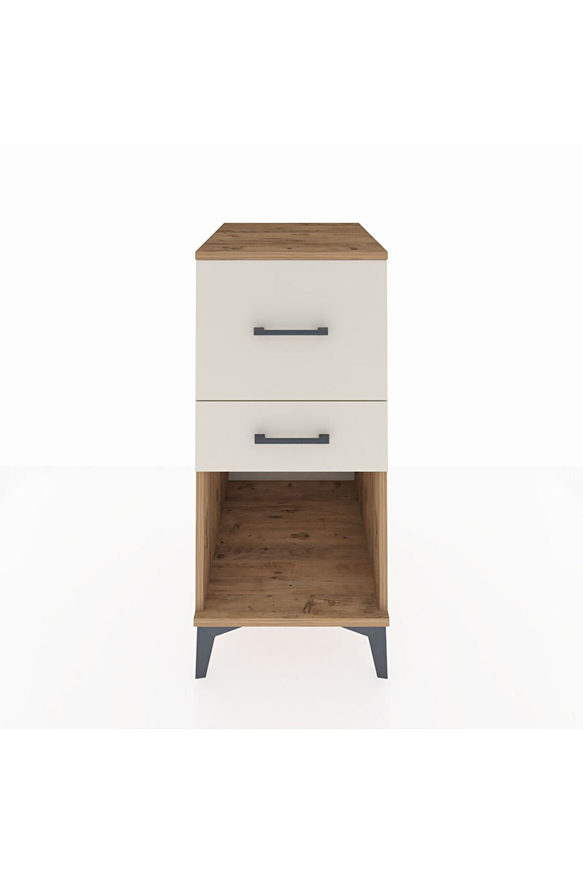 Kronos Komodin 2 Çekmeceli 44x59x96 Çam-Aytaşı