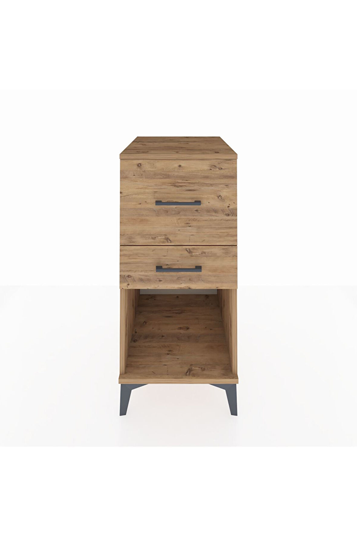 Kronos Komodin 2 Çekmeceli 44x59x96 Çam-Çam