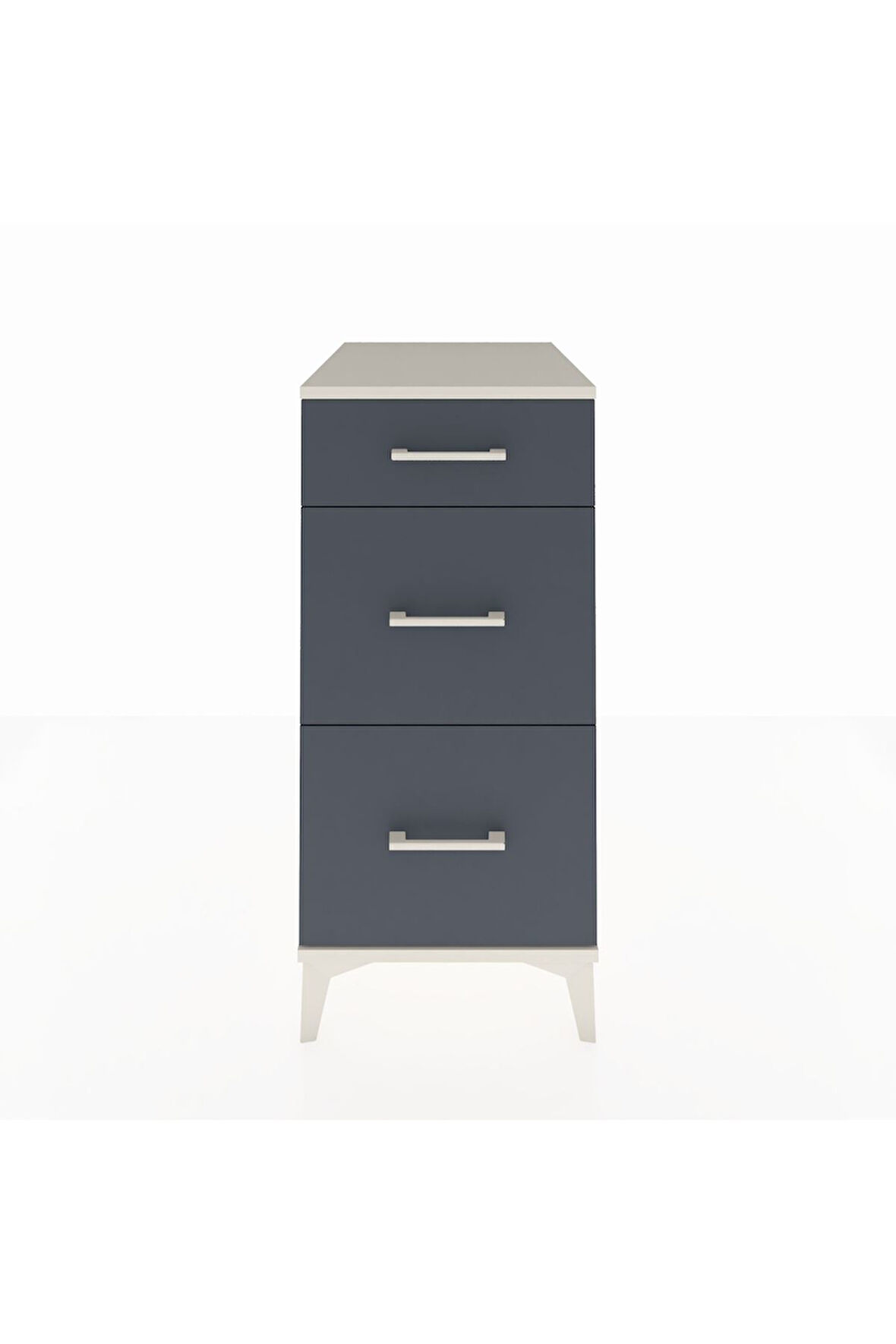 Kronos Komodin 3 Çekmeceli 44x59x96 Aytaşı-Antrasit