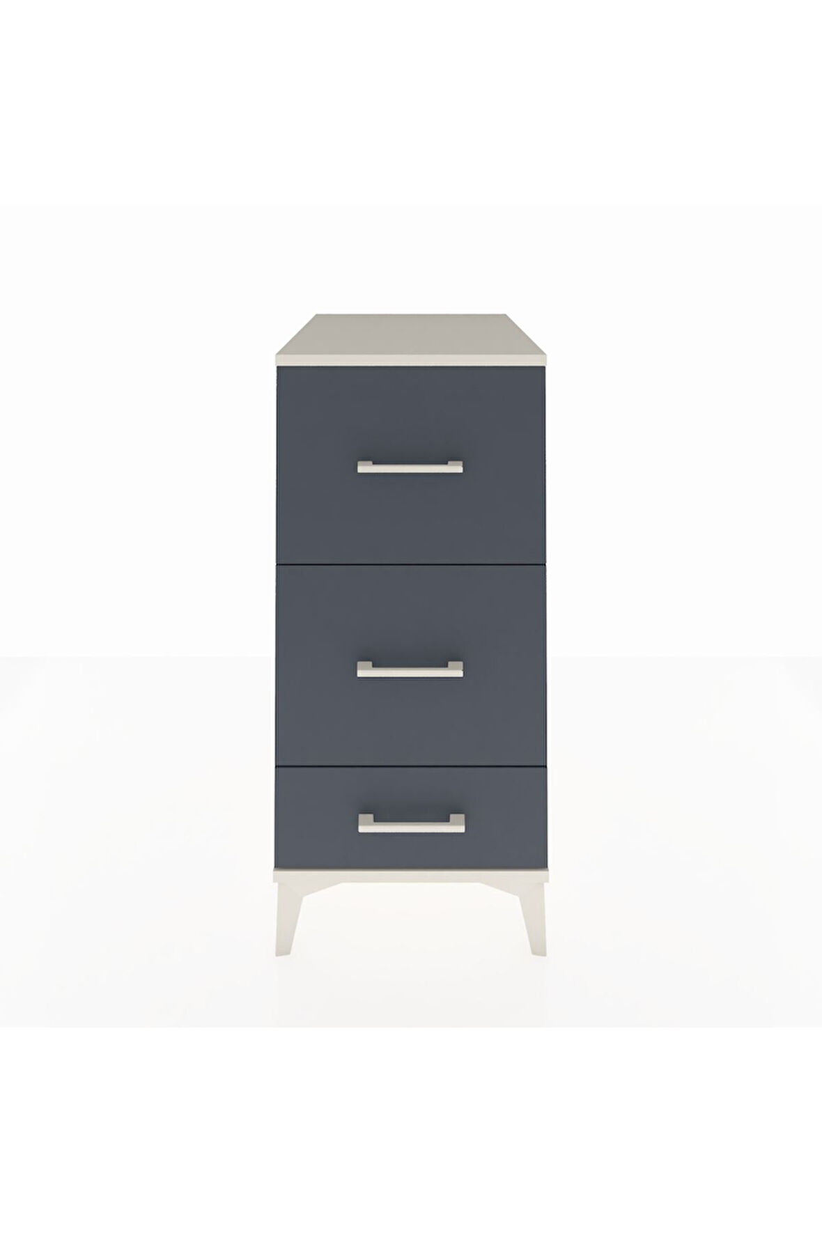 Kronos Komodin 3 Çekmeceli 44x59x96 Aytaşı-Antrasit