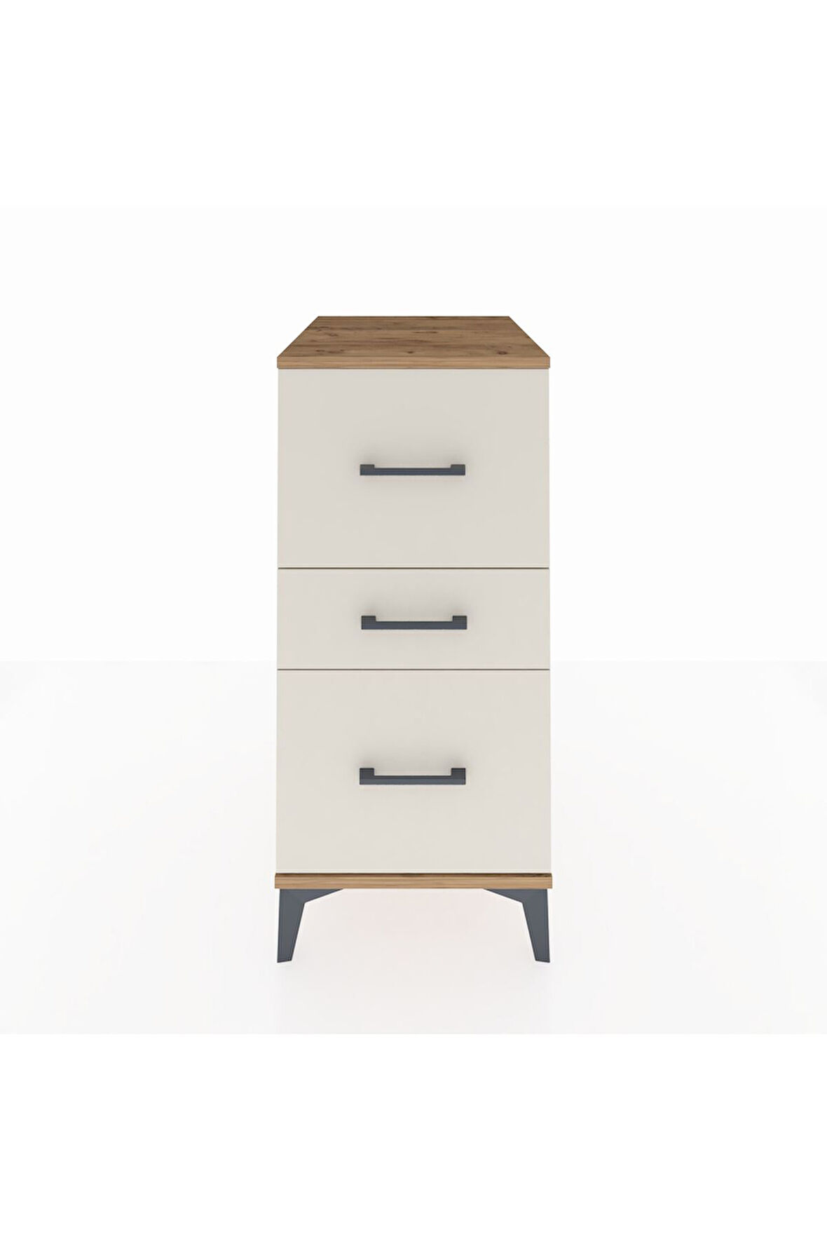 Kronos Komodin 3 Çekmeceli 44x59x96 Çam-Aytaşı