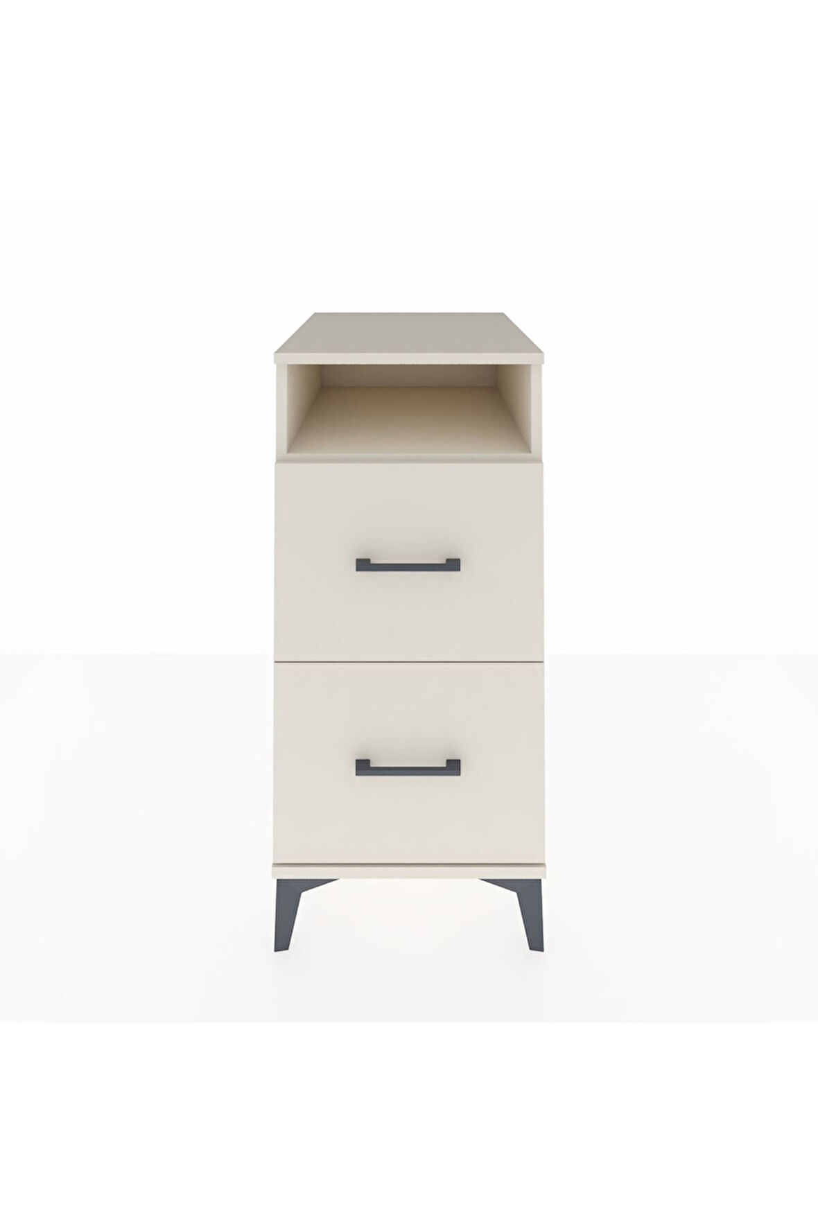 Kronos Komodin Tek Raflı 2 Çekmeceli 44x59x96 Aytaşı-Aytaşı
