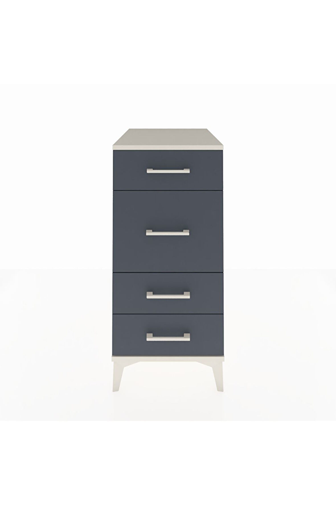 Kronos Komodin 4 Çekmeceli 44x59x96 Aytaşı-Antrasit