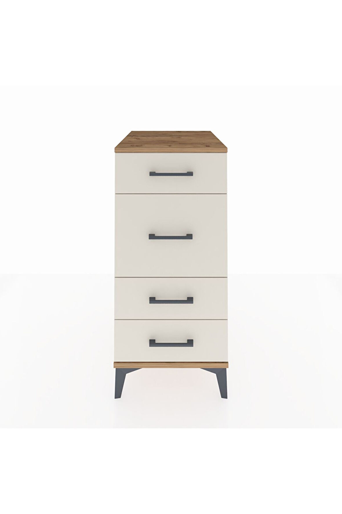Kronos Komodin 4 Çekmeceli 44x59x96 Çam-Aytaşı