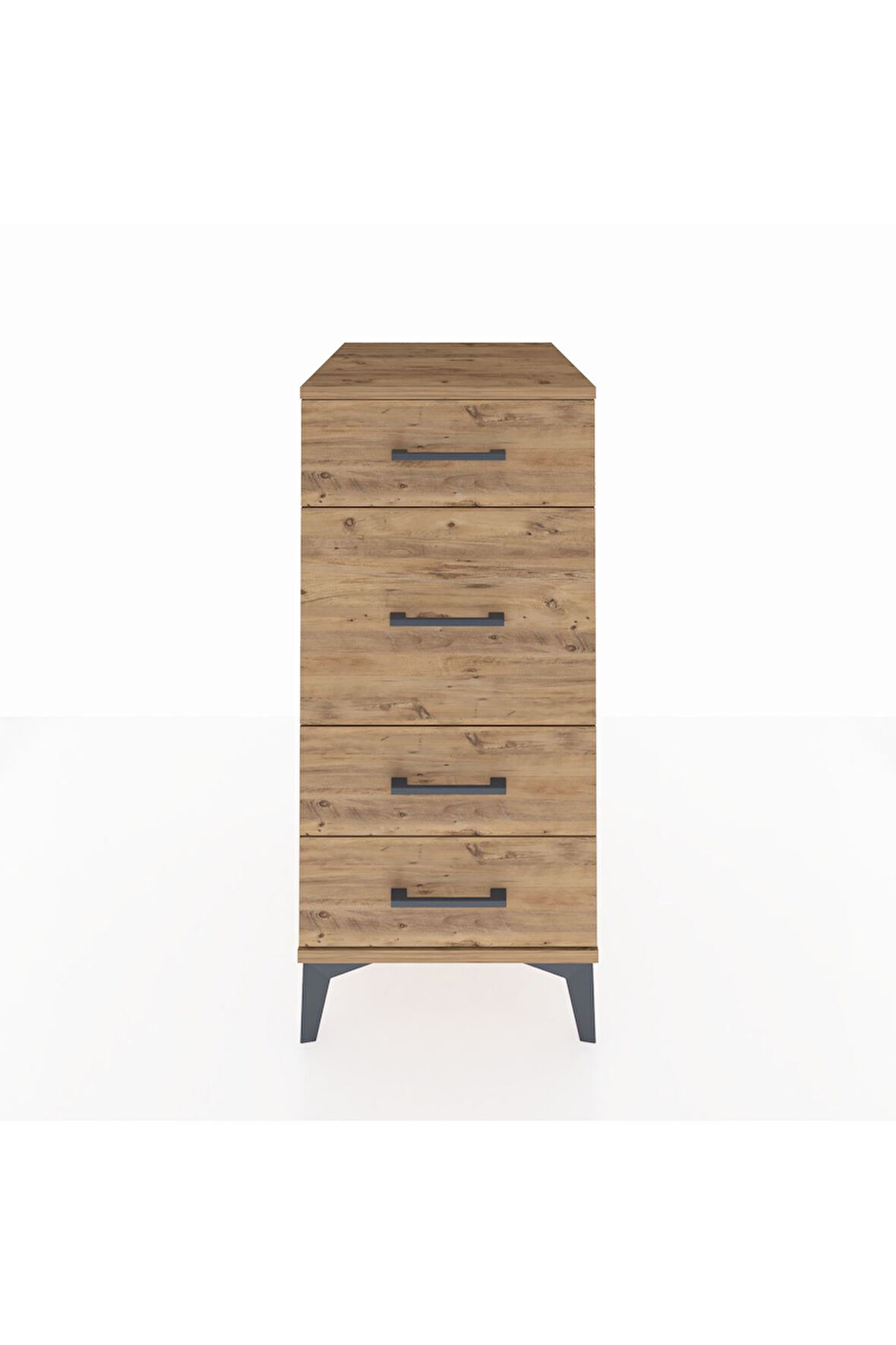 Kronos Komodin 4 Çekmeceli 44x59x96 Çam-Çam