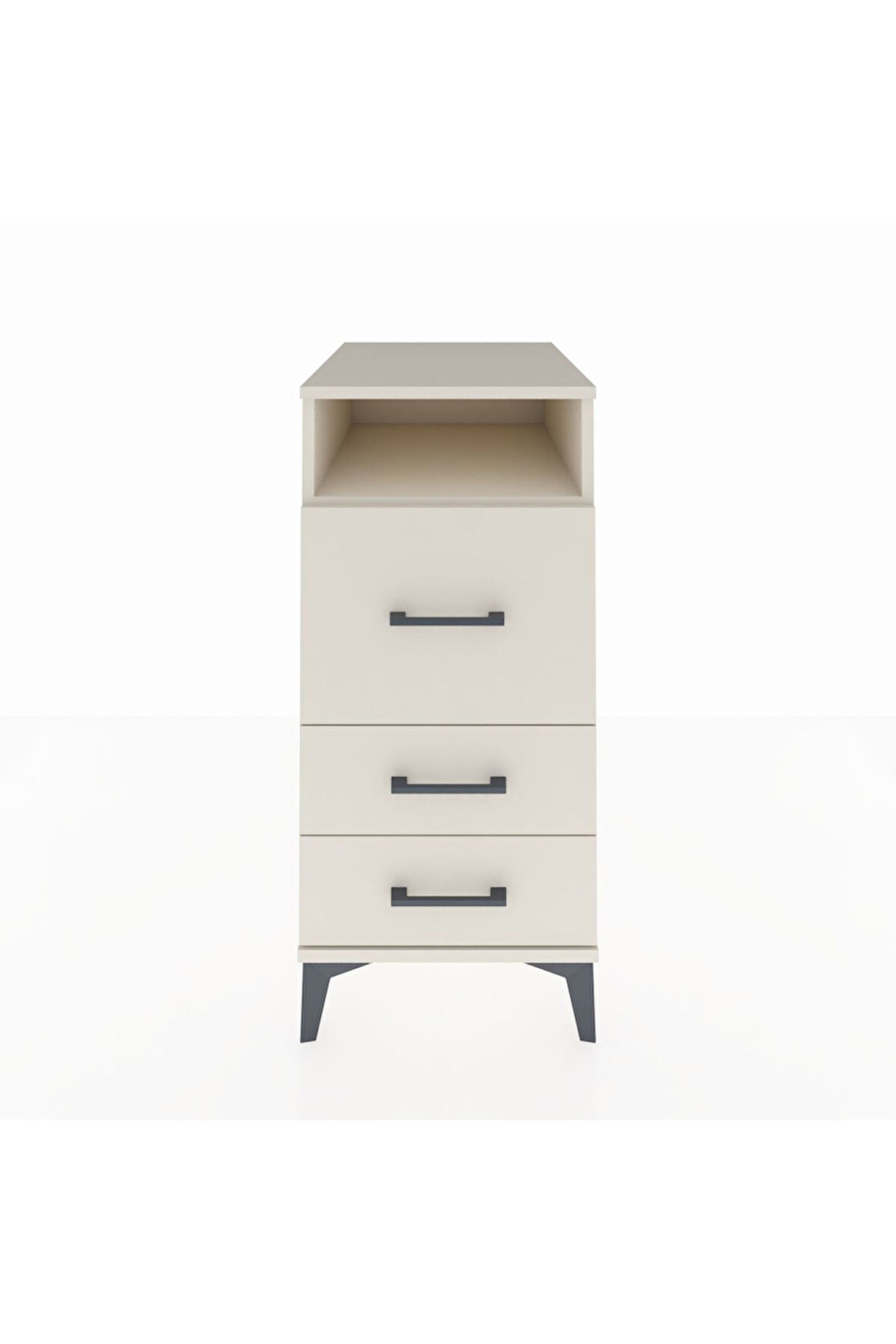 Kronos Komodin Tek Raflı 3 Çekmeceli 44x59x96 Aytaşı-Aytaşı