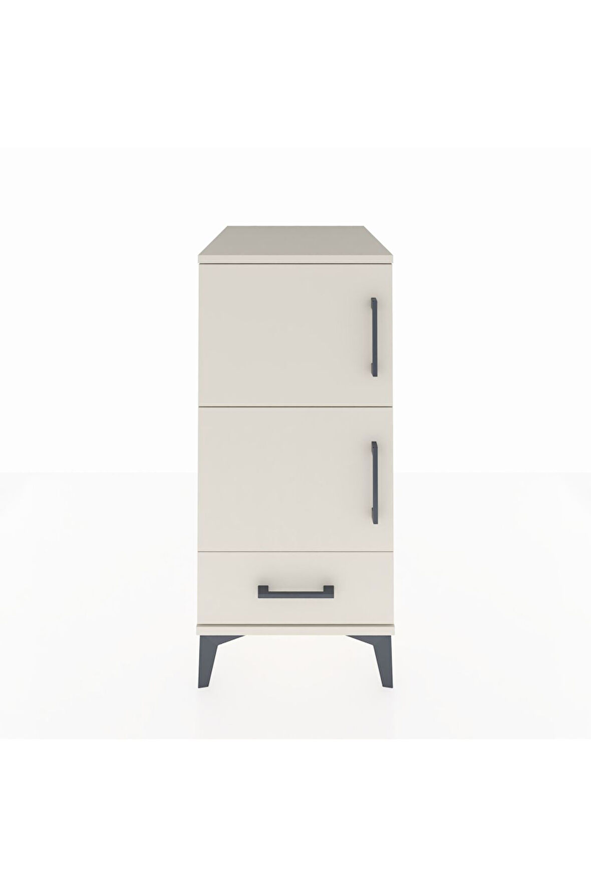 Kronos Komodin 4 Raflı Tek Çekmeceli Tek Kapaklı 44x59x96 Aytaşı-Aytaşı