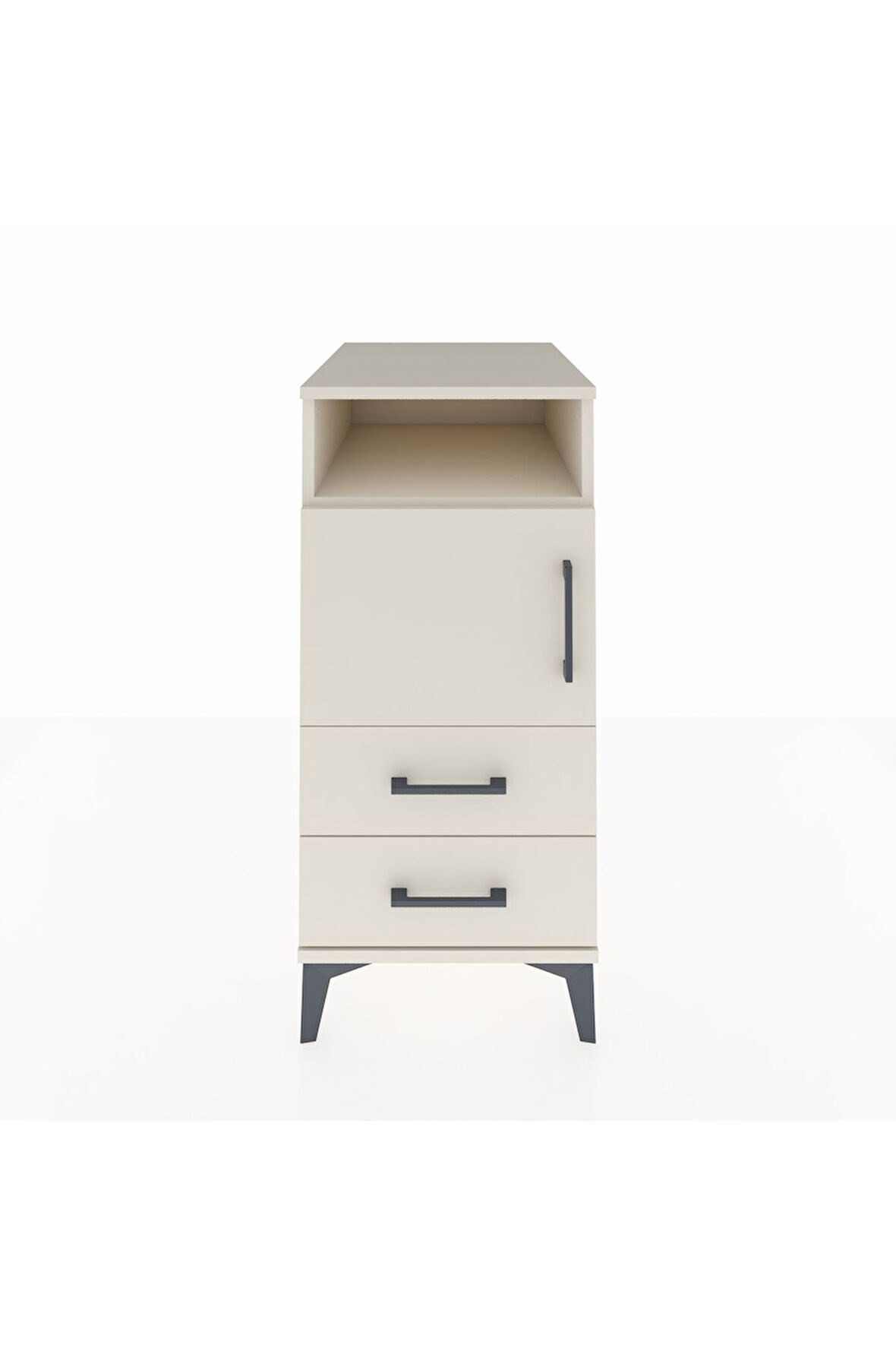Kronos Komodin 2 Raflı 2 Çekmeceli Tek Kapaklı 44x59x96 Aytaşı-Aytaşı