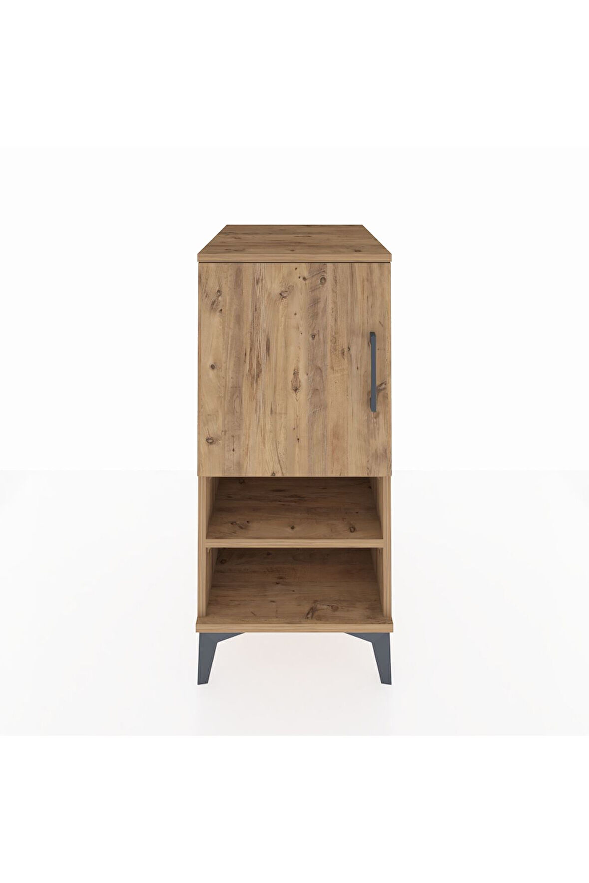 Kronos Komodin 3 Raflı Tek Kapaklı 44x59x96 Çam-Çam