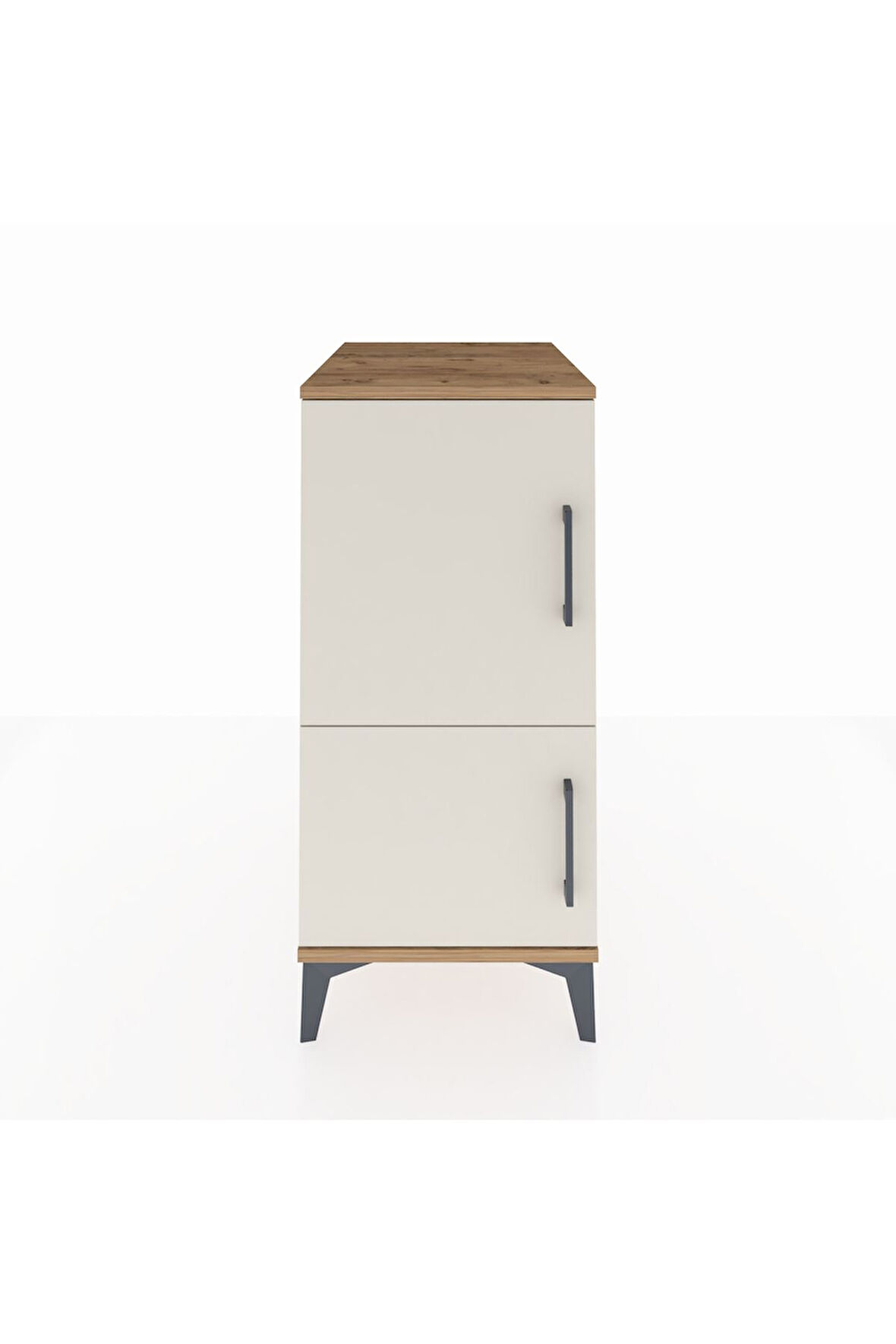 Kronos Komodin 3 Raflı 2 Kapaklı 44x59x96 Çam-Aytaşı
