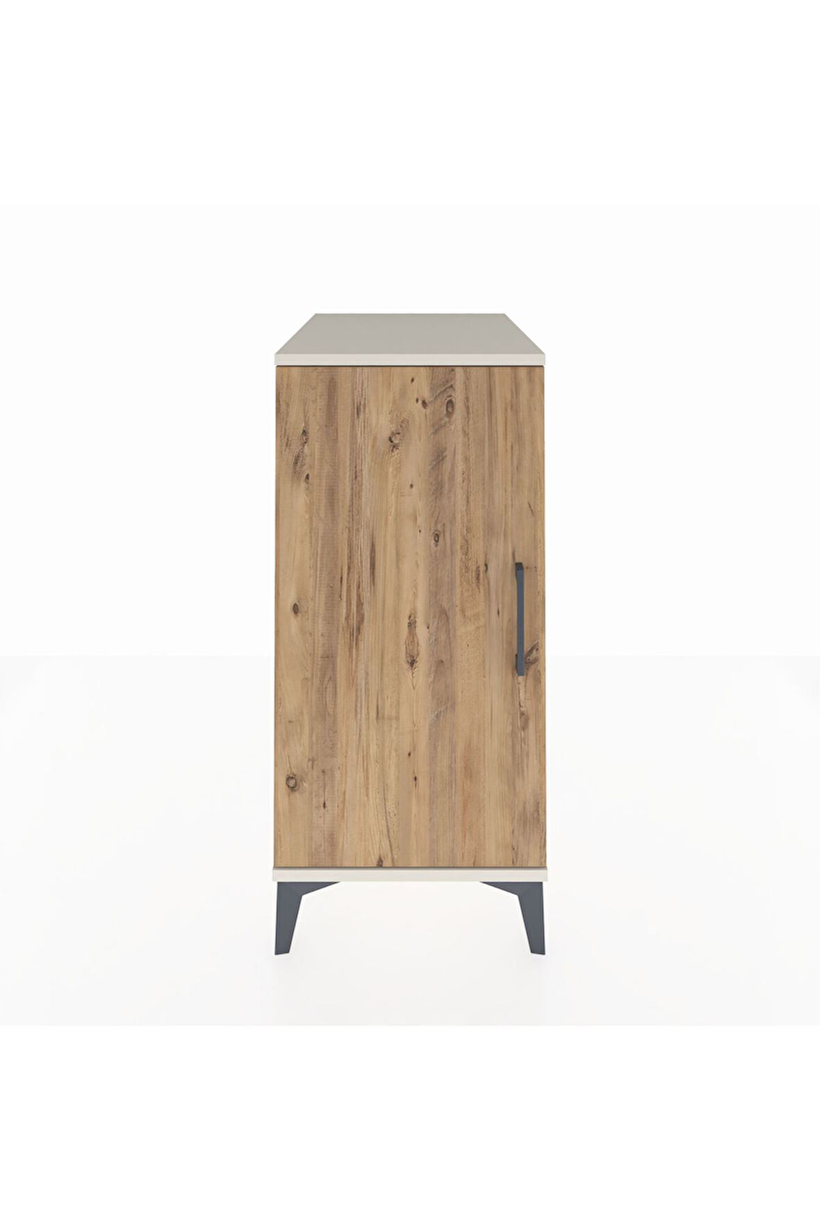 Kronos Komodin 2 Raflı Tek Kapaklı 44x59x96 Aytaşı-Çam