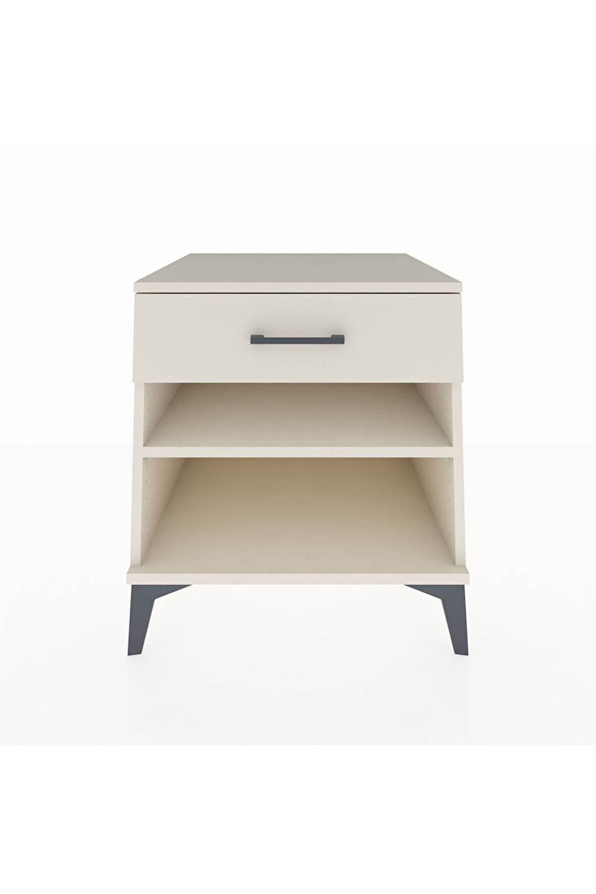 Kronos Komodin Tek Raflı Tek Çekmeceli 60x59x64 Aytaşı-Aytaşı