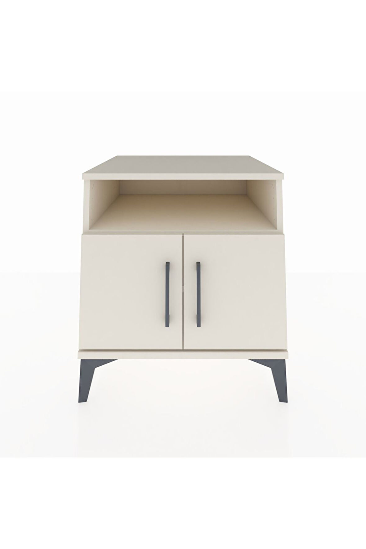 Kronos Komodin 2 Raflı 2 Kapaklı 60x59x64 Aytaşı-Aytaşı