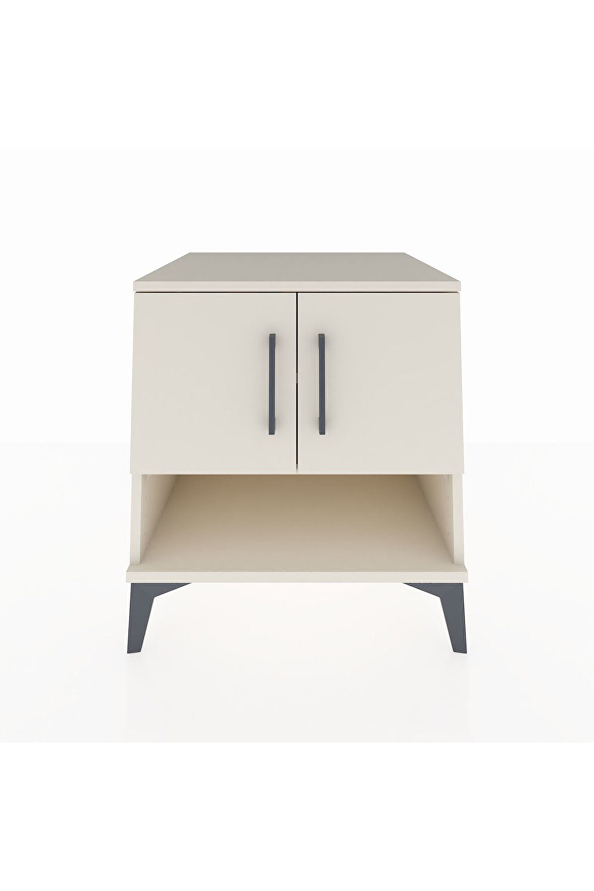 Kronos Komodin 2 Raflı 2 Kapaklı 60x59x64 Aytaşı-Aytaşı