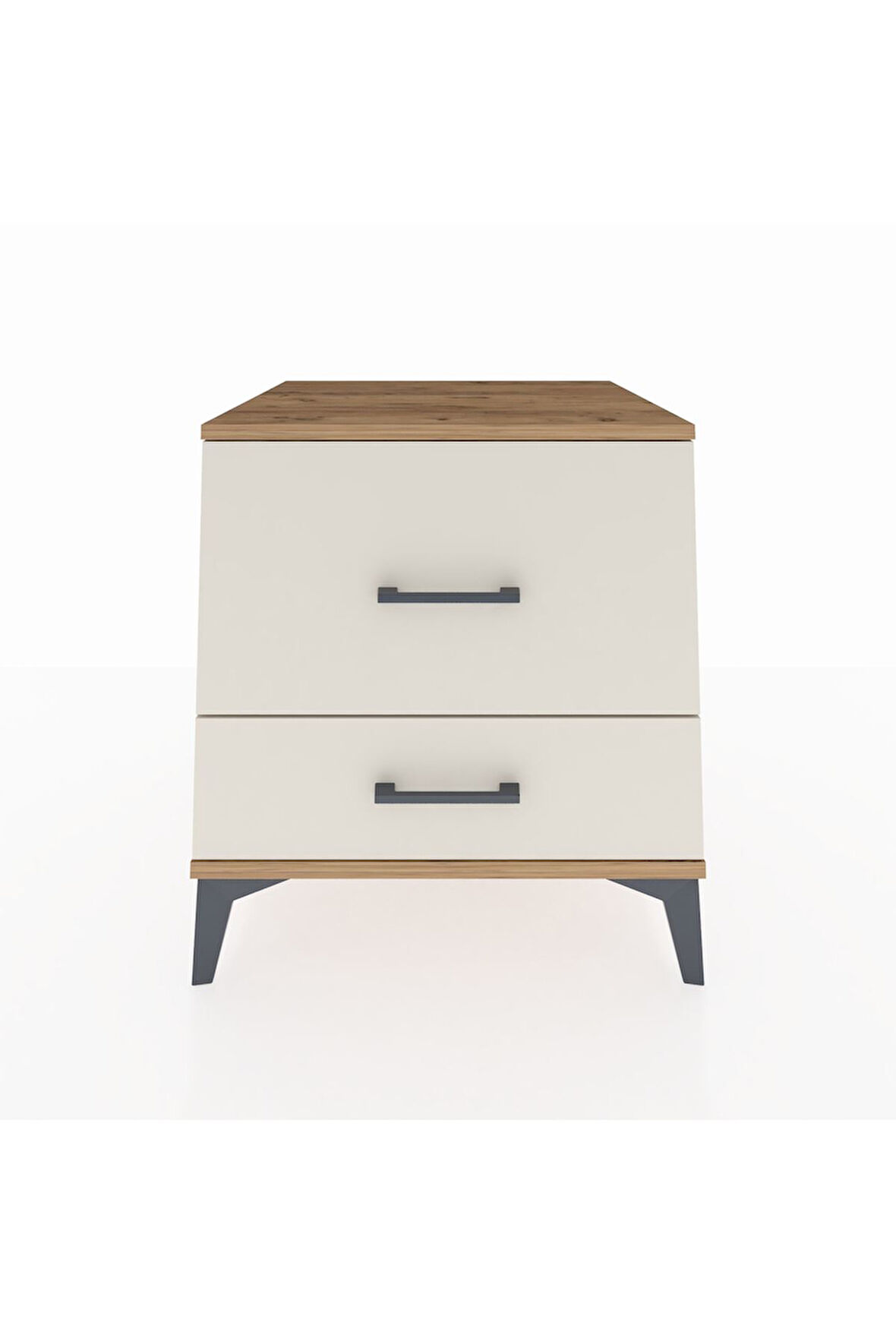 Kronos Komodin 2 Çekmeceli 60x59x64 Çam-Aytaşı