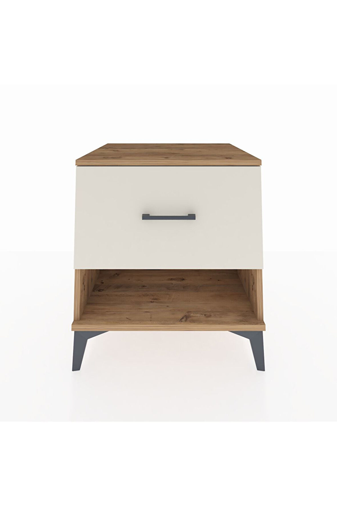 Kronos Komodin Tek Çekmeceli 60x59x64 Çam-Aytaşı