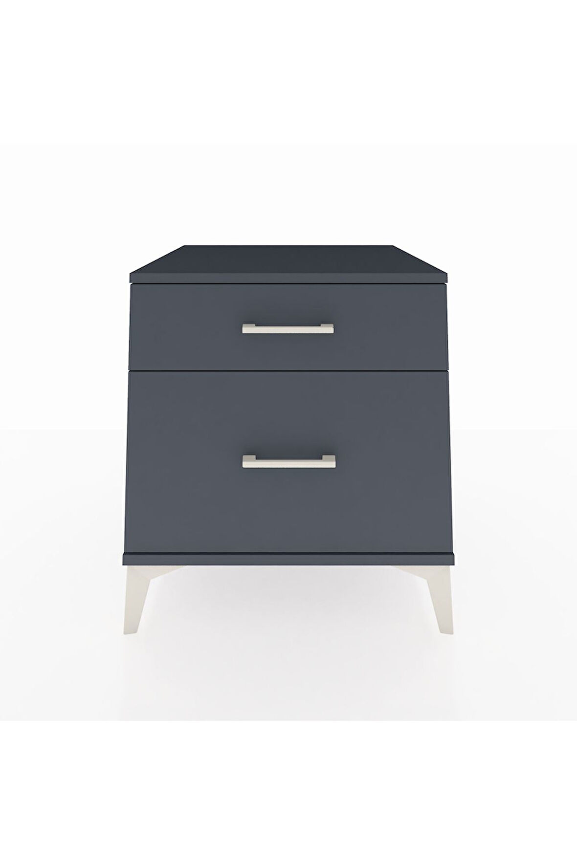 Kronos Komodin 2 Çekmeceli 60x59x64 Antrasit-Antrasit