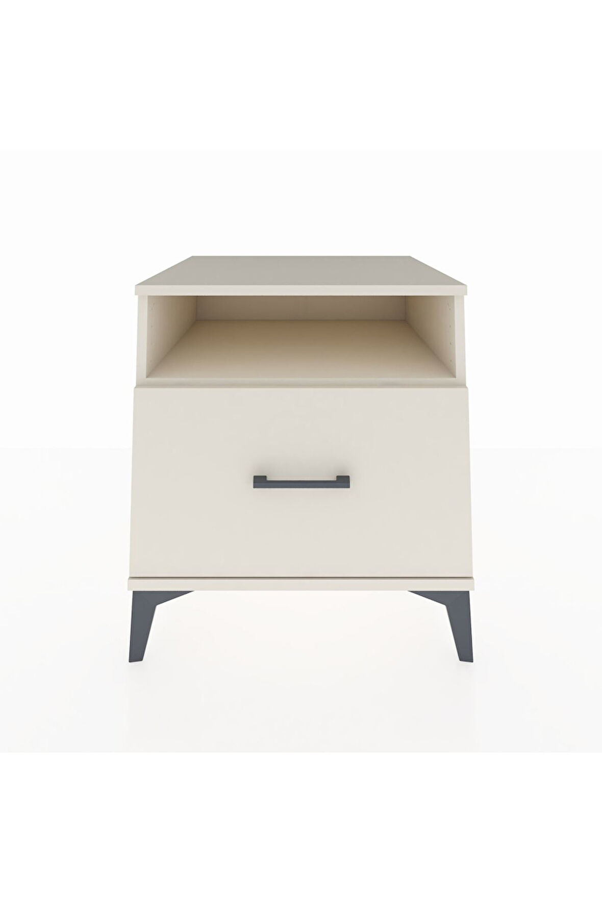 Kronos Komodin Tek Raflı Tek Çekmeceli 60x59x64 Aytaşı-Aytaşı