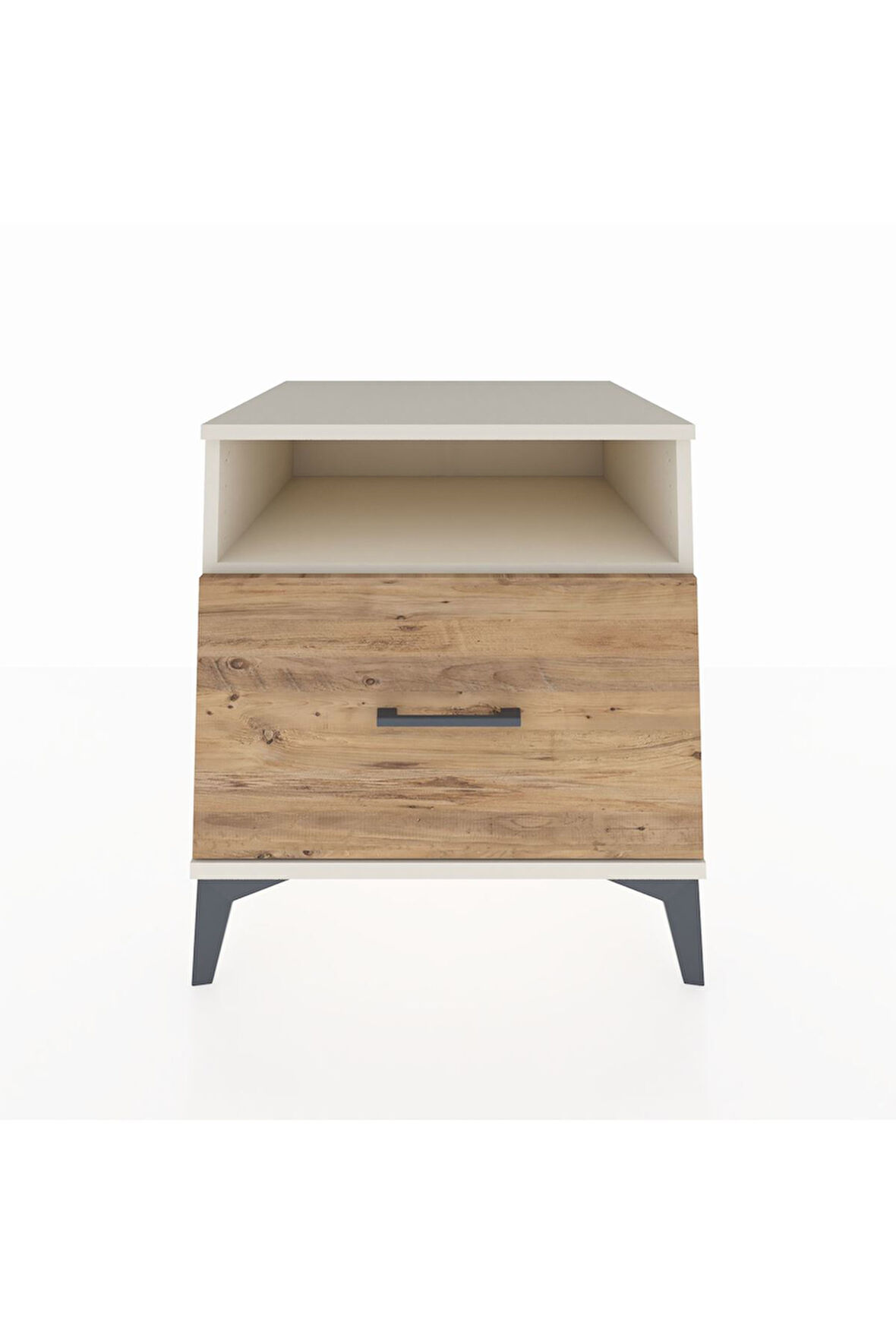 Kronos Komodin Tek Raflı Tek Çekmeceli 60x59x64 Aytaşı-Çam