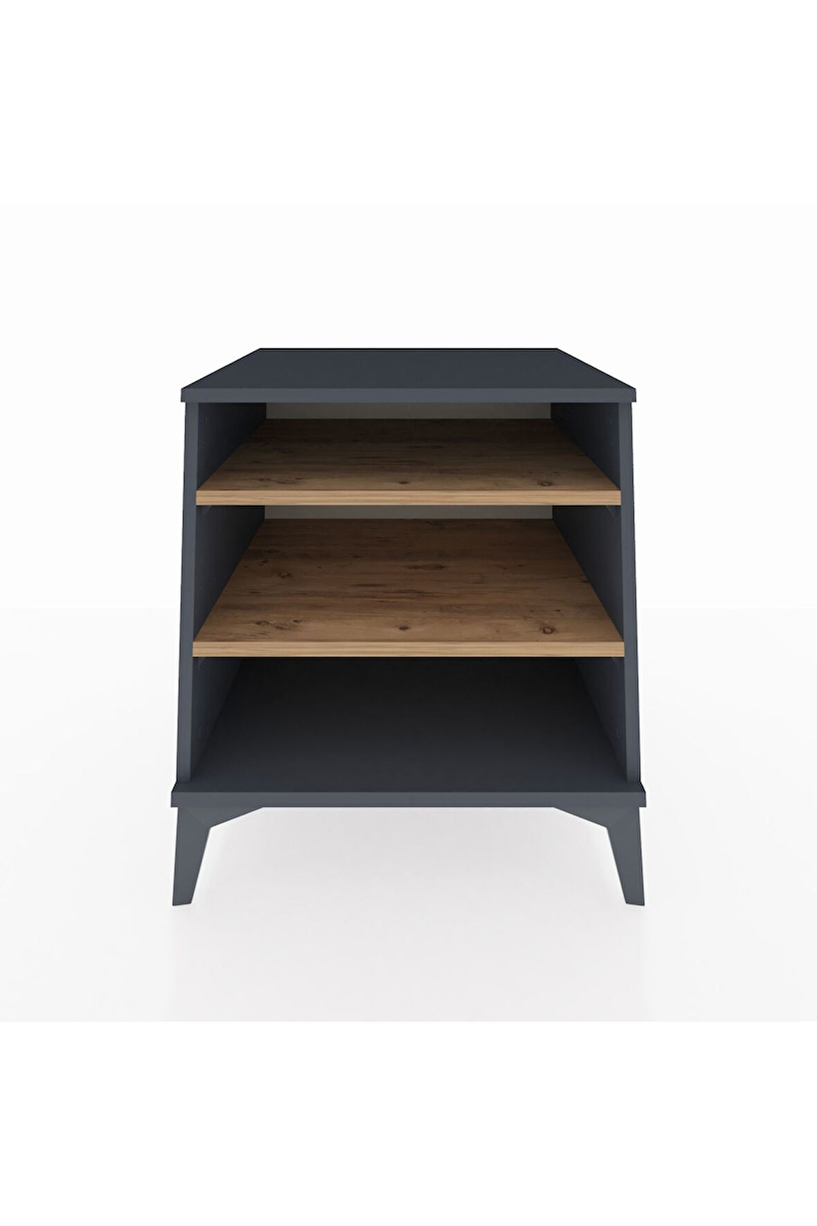 Kronos Komodin 2 Raflı 60x59x64 Antrasit-Çam