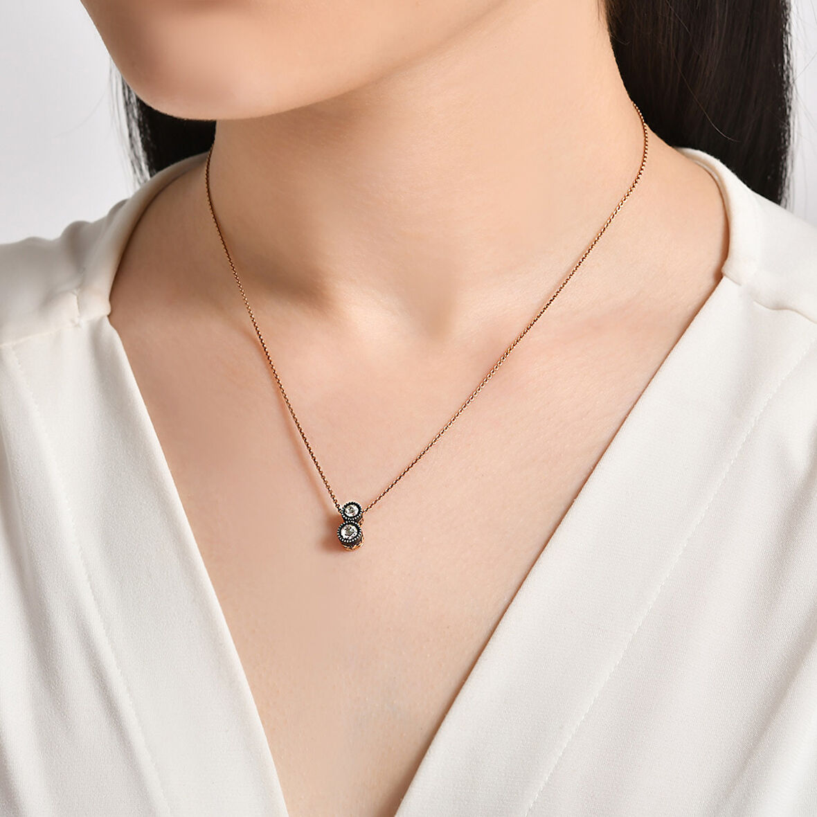 0.27 Karat Elmas Kolye