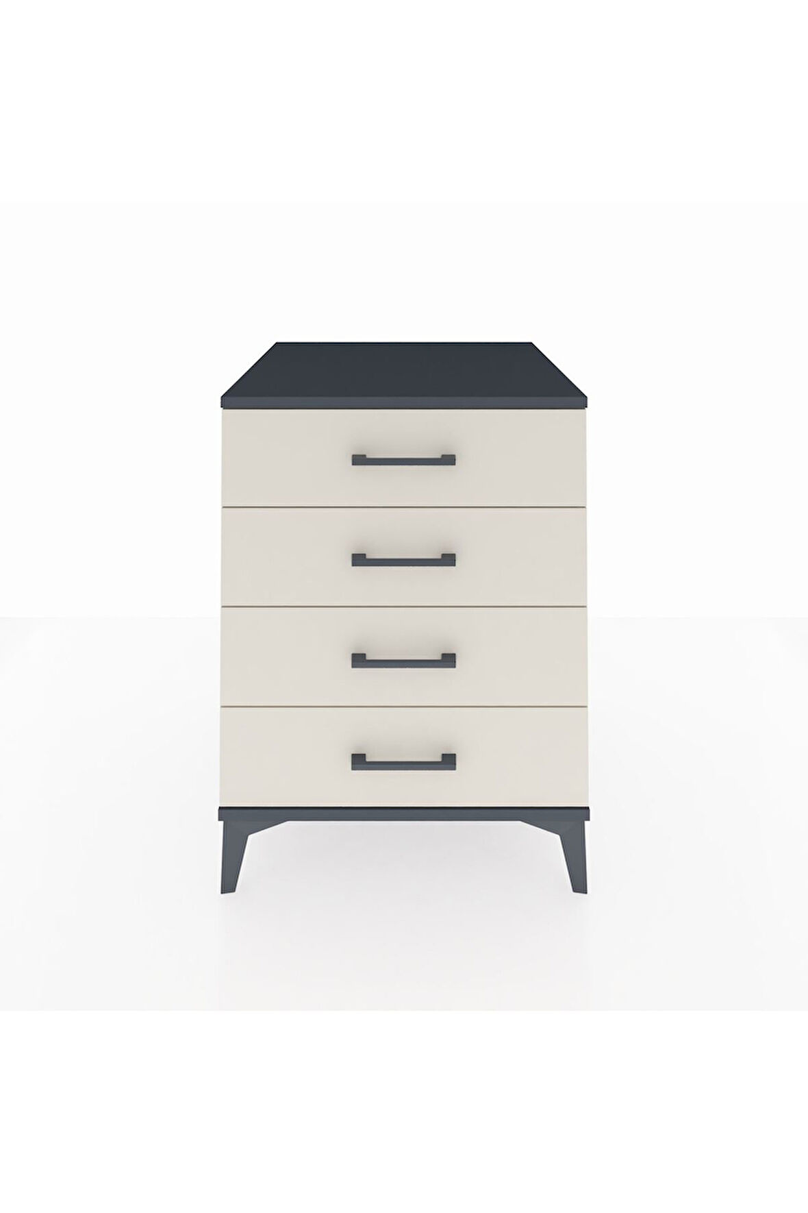 Kronos Komodin 4 Çekmeceli 60x59x80 Antrasit-Aytaşı