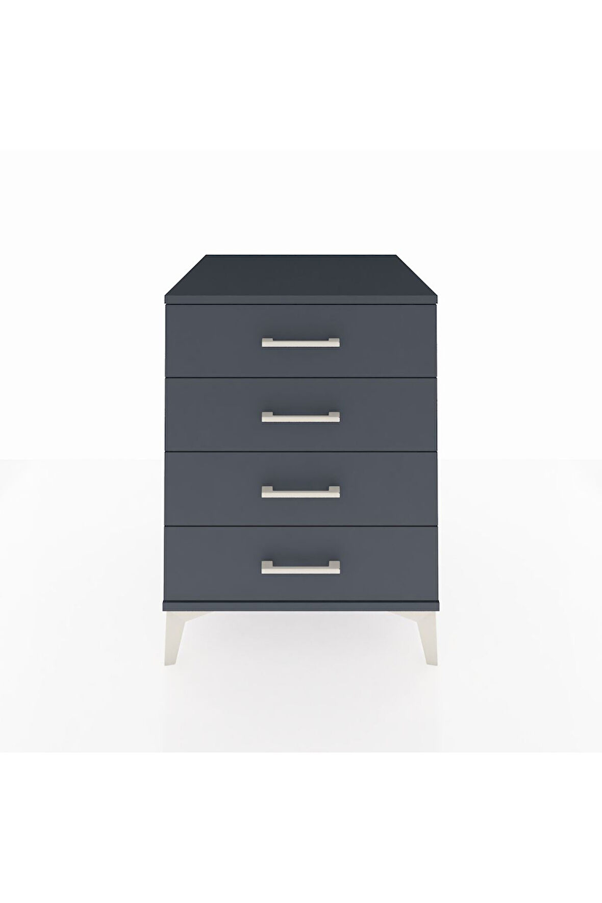 Kronos Komodin 4 Çekmeceli 60x59x80 Antrasit-Antrasit