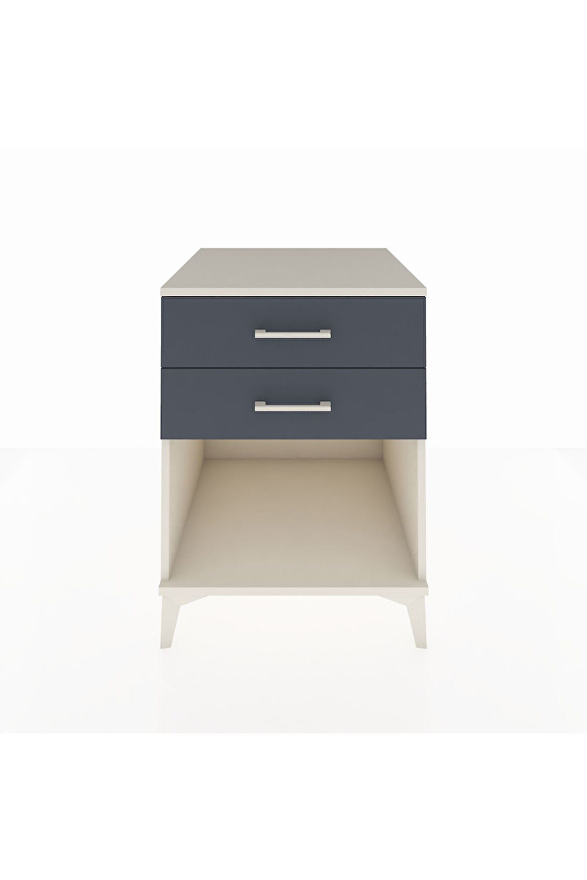 Kronos Komodin 2 Çekmeceli 60x59x80 Aytaşı-Antrasit