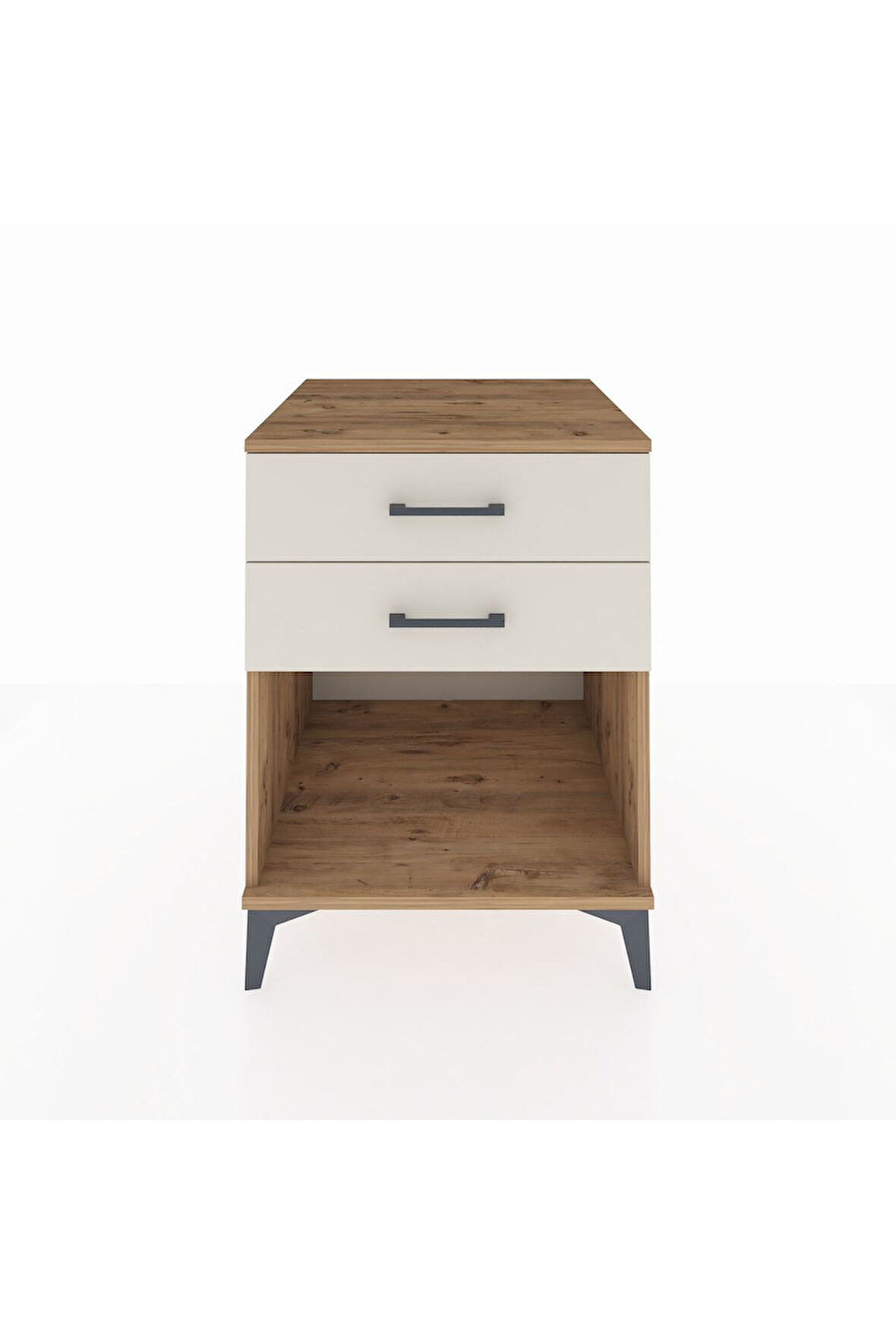 Kronos Komodin 2 Çekmeceli 60x59x80 Çam-Aytaşı