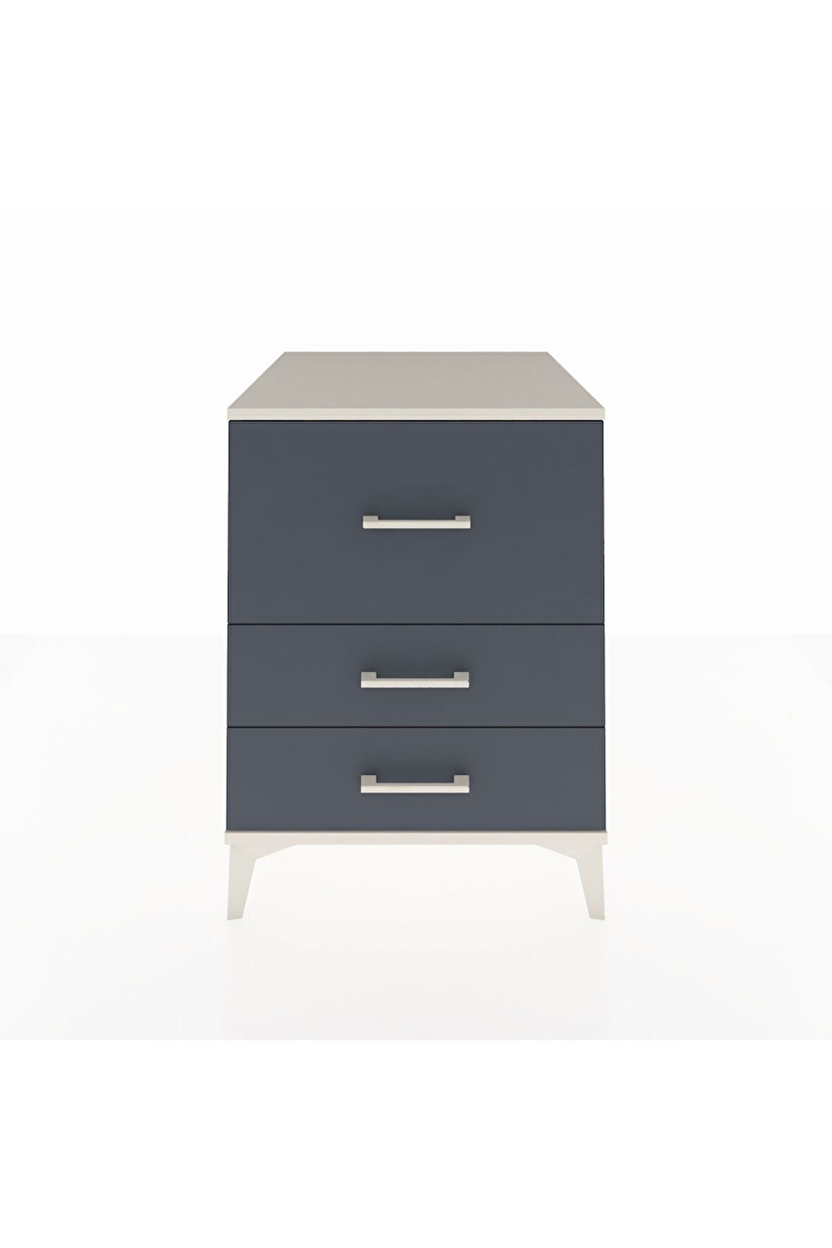 Kronos Komodin 3 Çekmeceli 60x59x80 Aytaşı-Antrasit