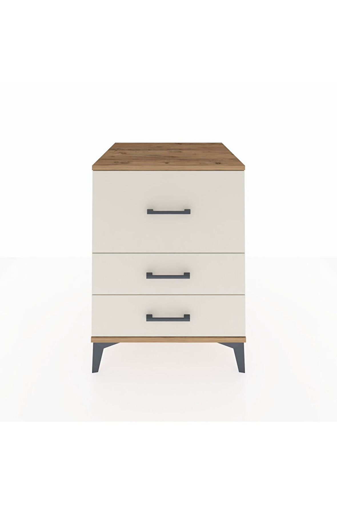Kronos Komodin 3 Çekmeceli 60x59x80 Çam-Aytaşı