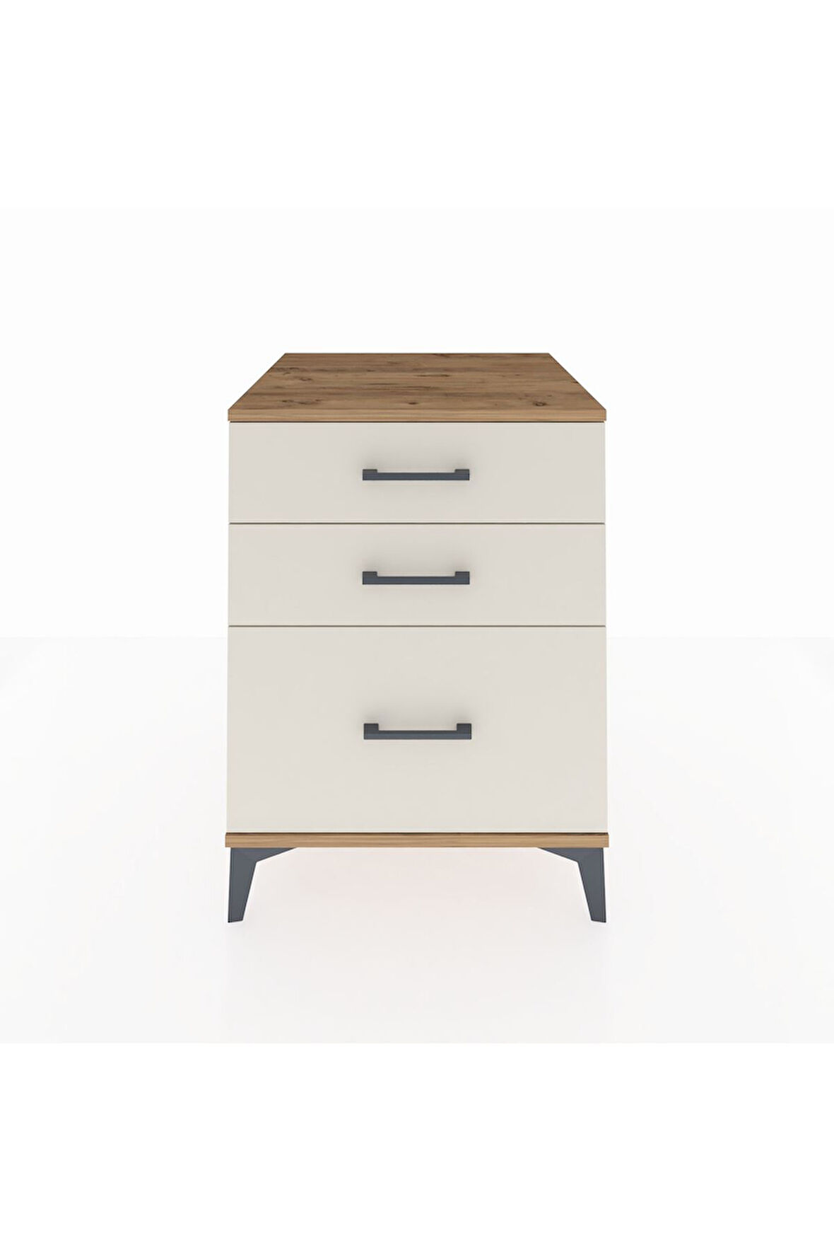 Kronos Komodin 3 Çekmeceli 60x59x80 Çam-Aytaşı
