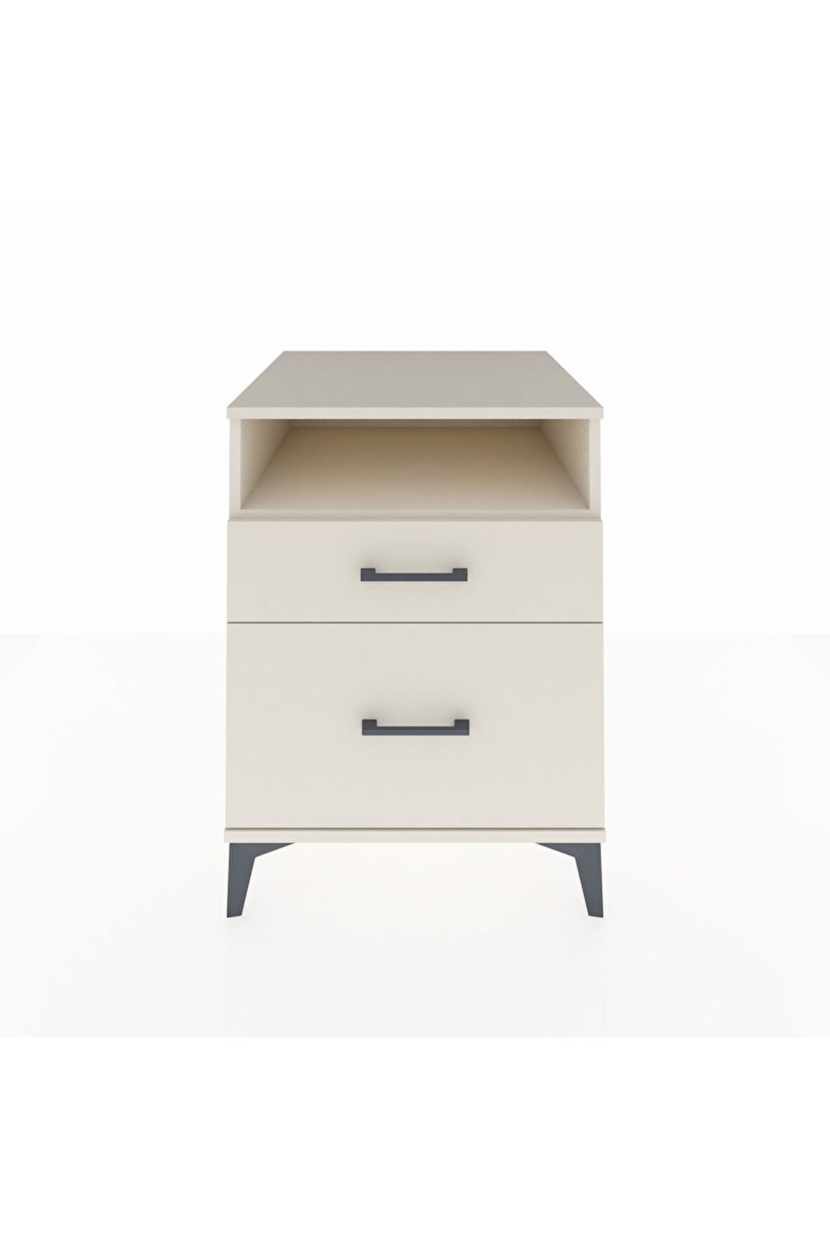 Kronos Komodin Tek Raflı 2 Çekmeceli 60x59x80 Aytaşı-Aytaşı