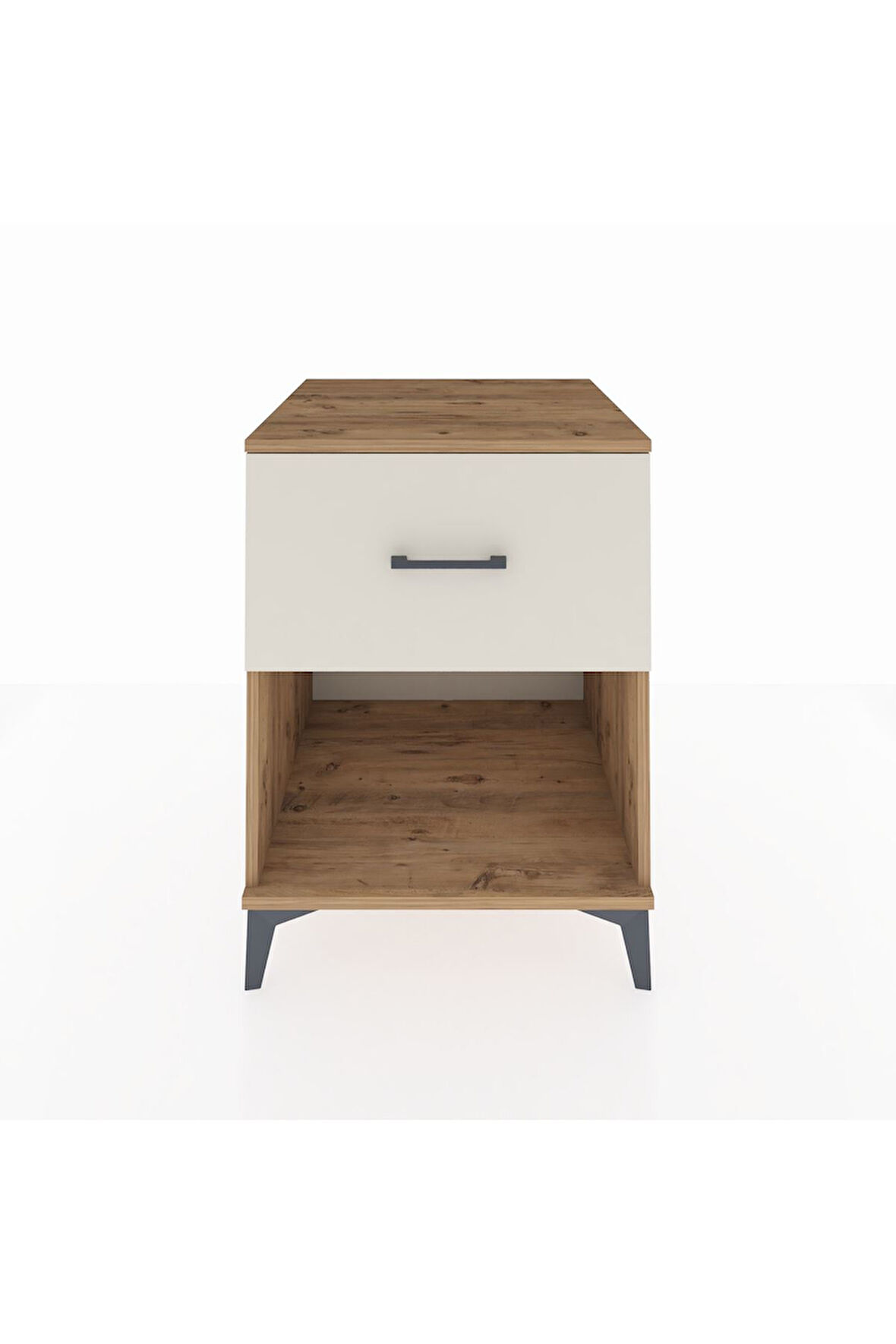 Kronos Komodin Tek Çekmeceli 60x59x80 Çam-Aytaşı