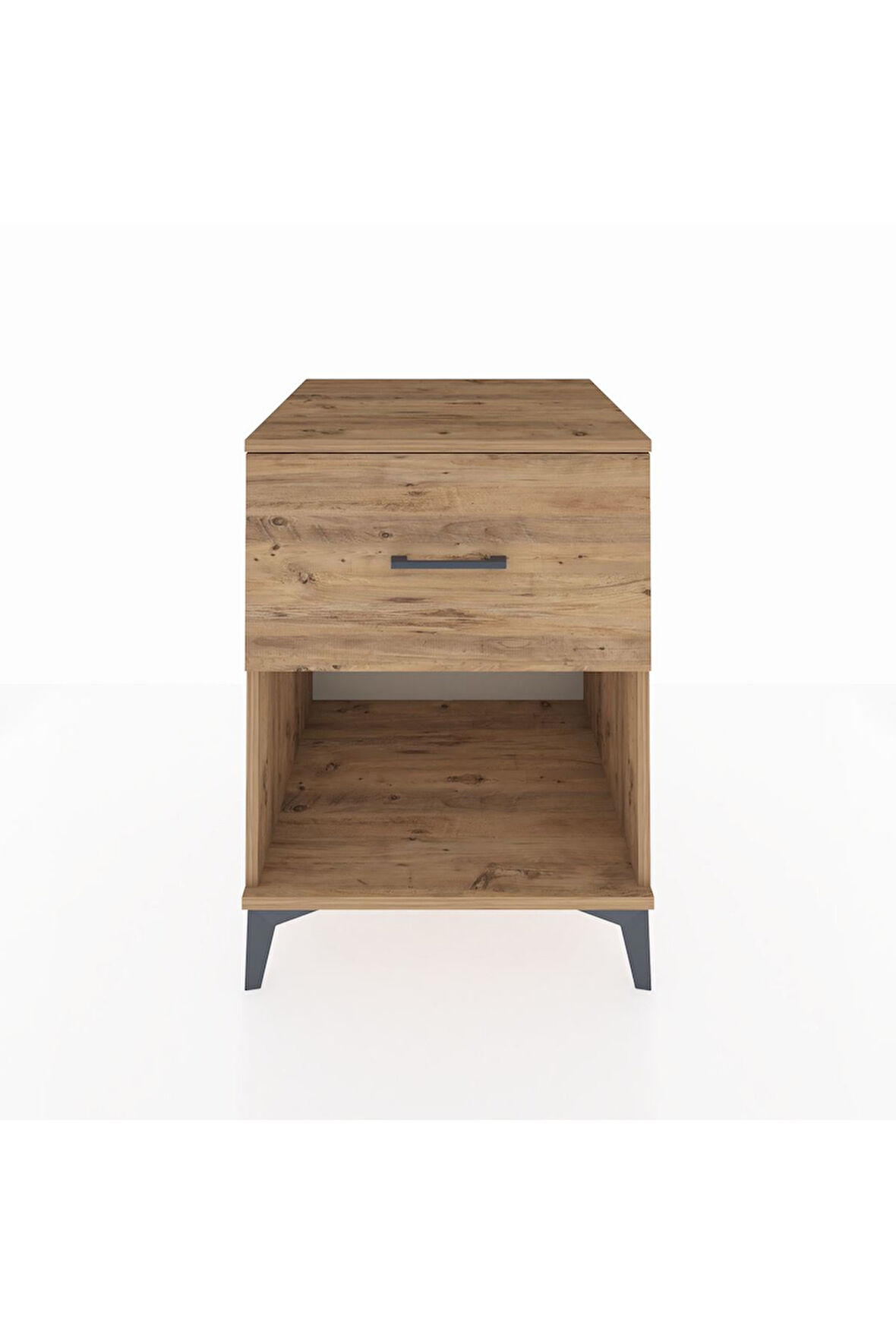 Kronos Komodin Tek Çekmeceli 60x59x80 Çam-Çam