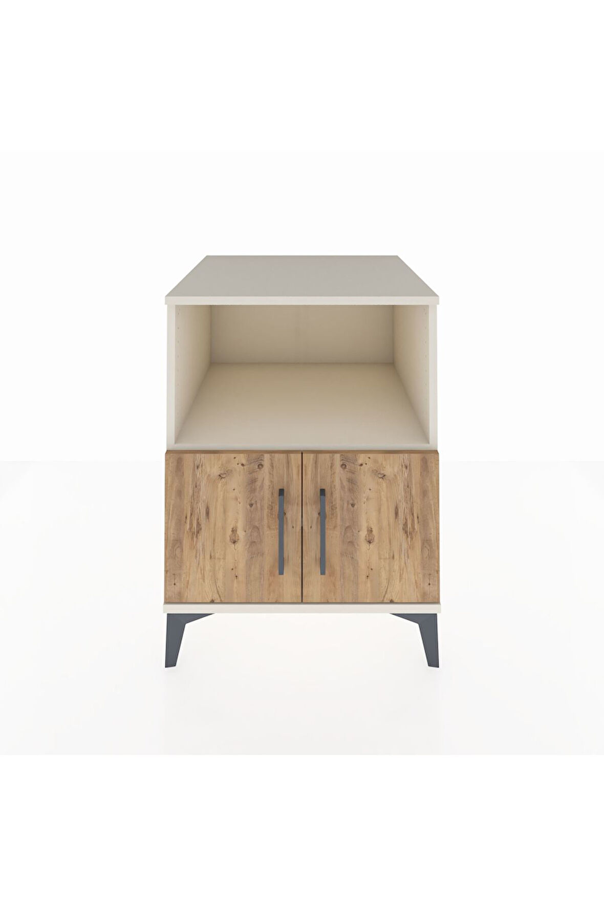 Kronos Komodin 2 Raflı 2 Kapaklı 60x59x80 Aytaşı-Çam